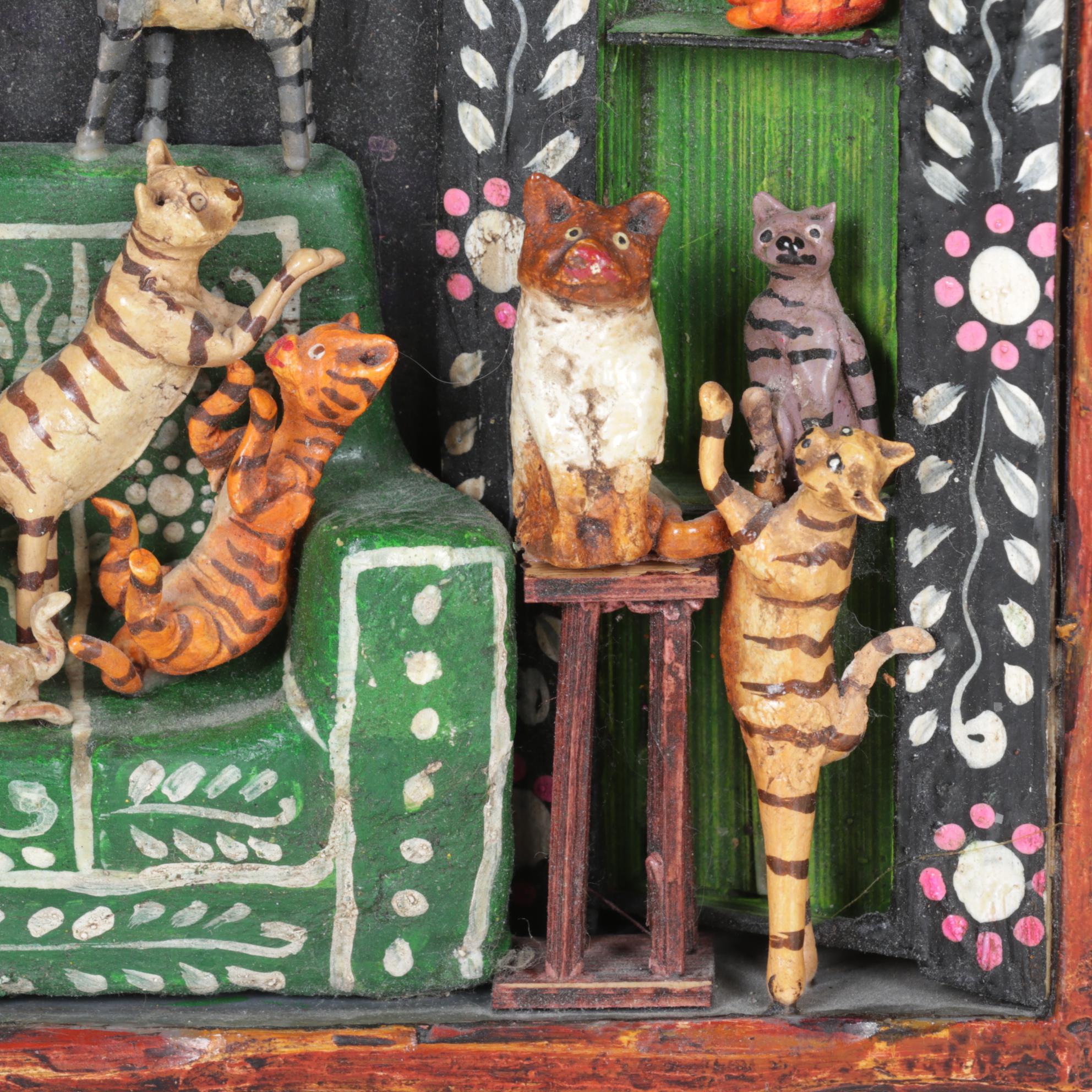 Eleudora Jimenez Peruvian Retablo Folk Art Diorama