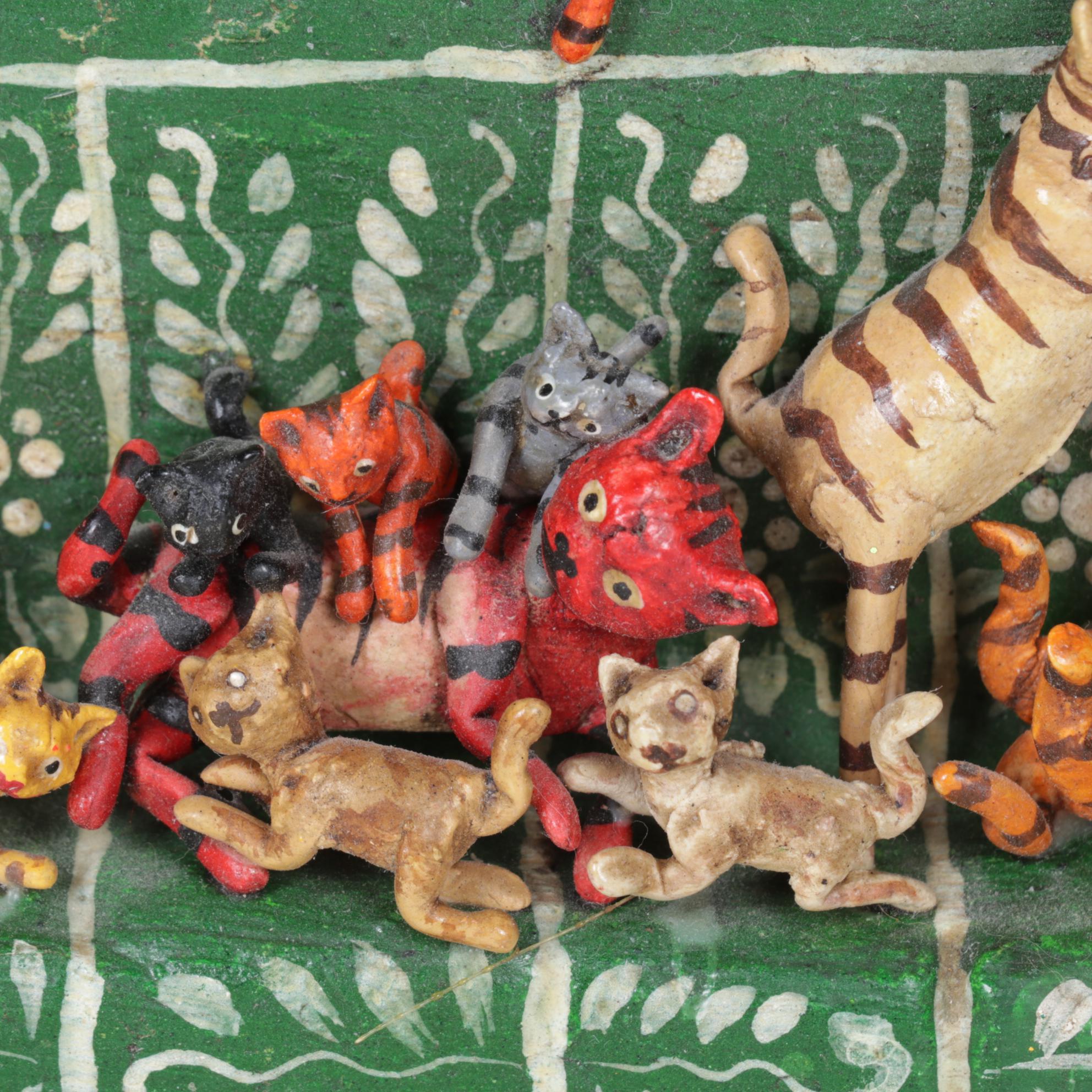 Eleudora Jimenez Peruvian Retablo Folk Art Diorama