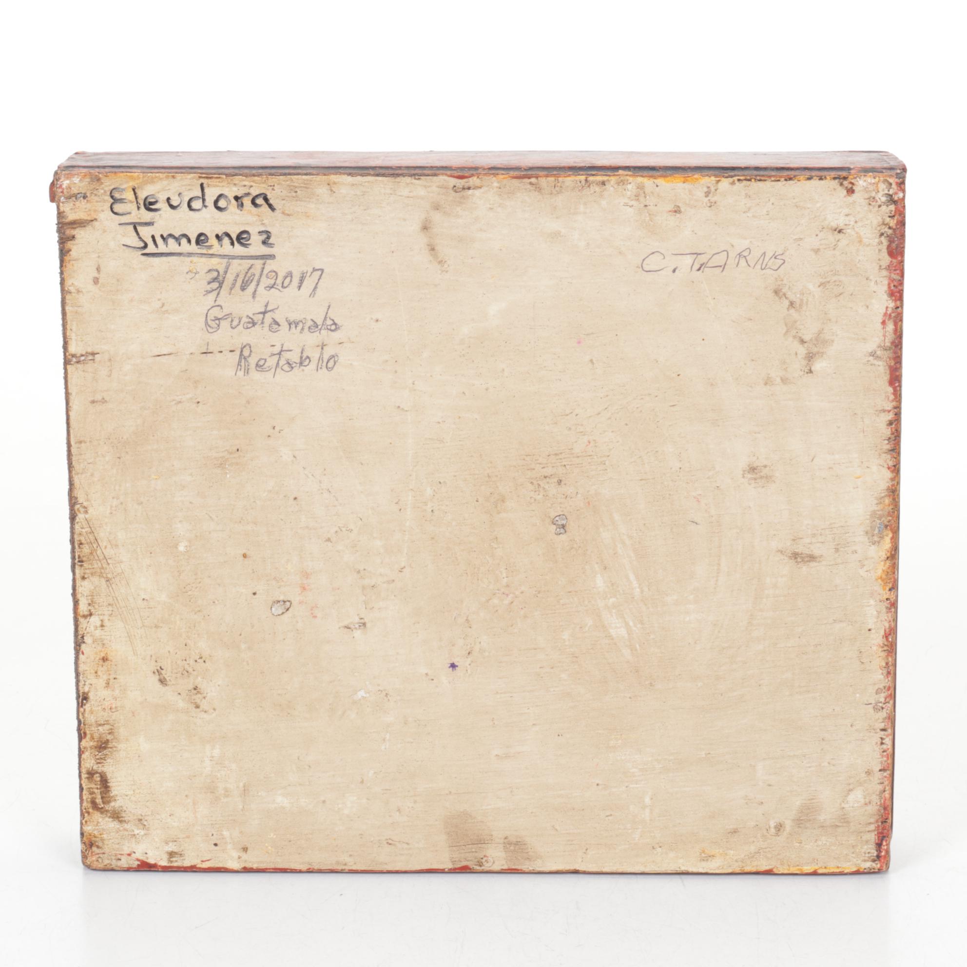 Eleudora Jimenez Peruvian Retablo Folk Art Diorama