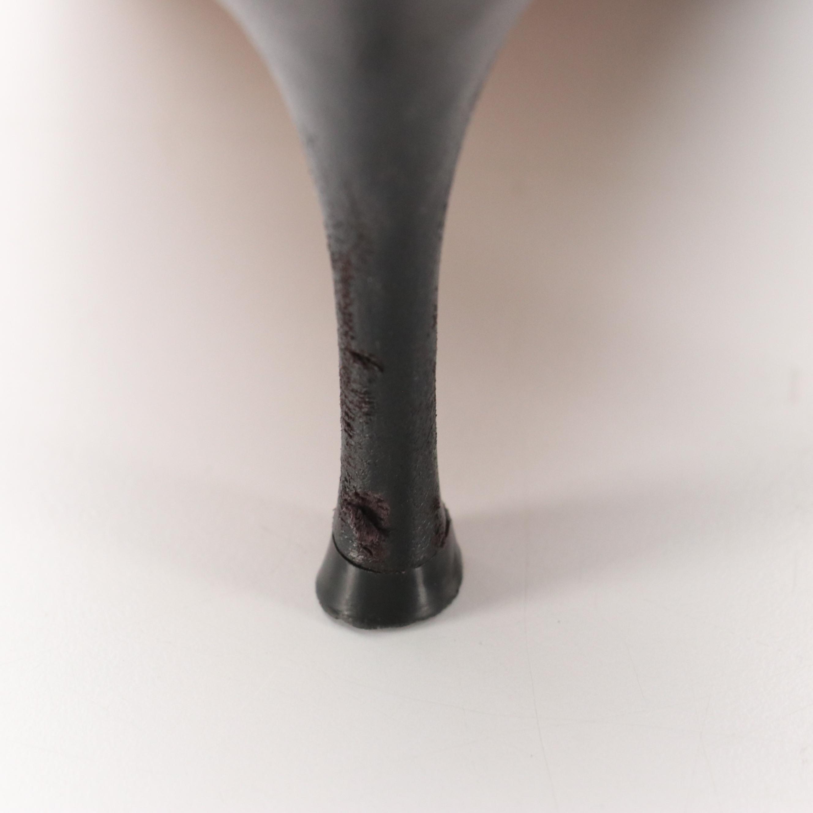 Christian Dior Black Leather Pointy-Toe Ankle Boots