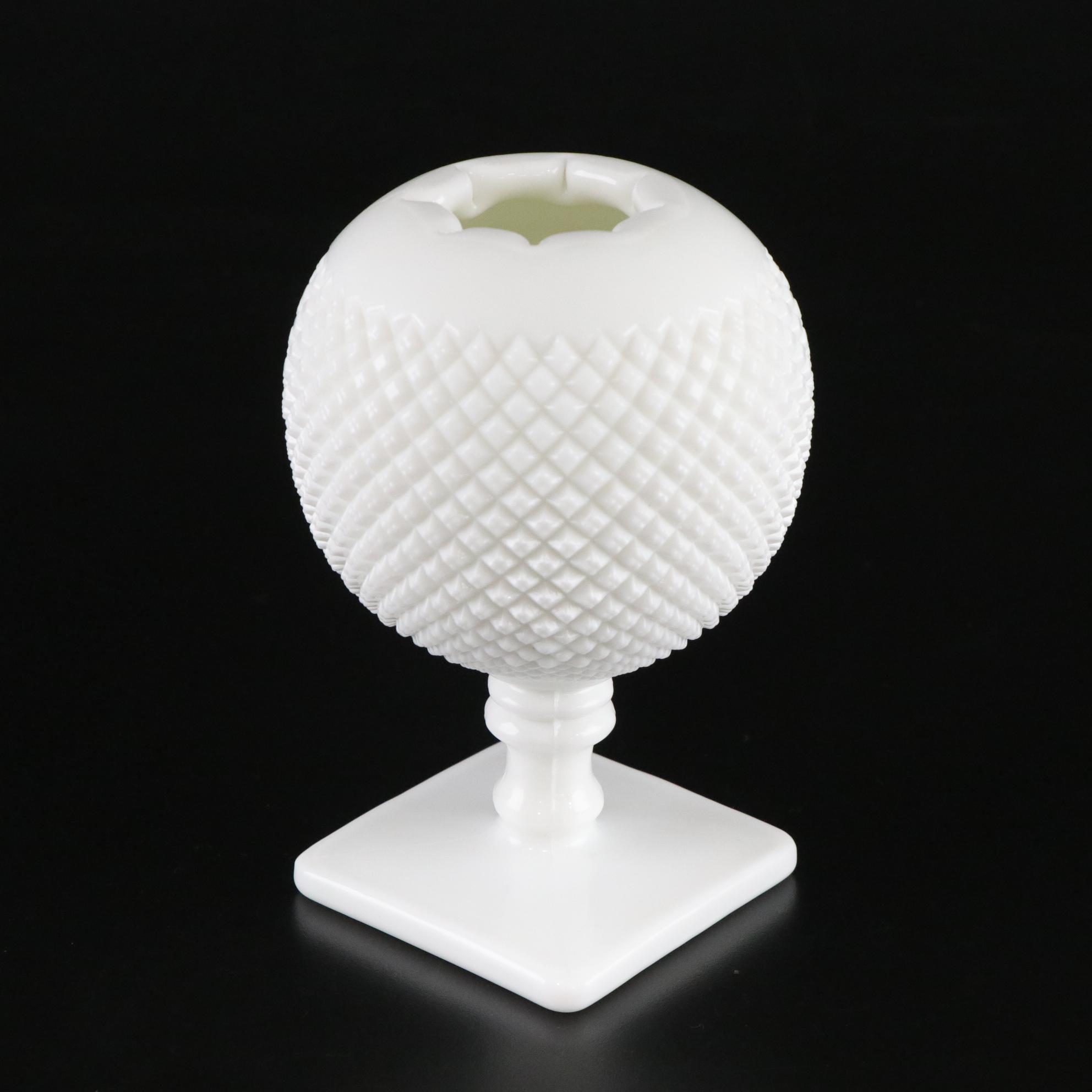 Westmoreland "Thumbelina" Sugar & Creamer with Butter Dish, Hen on Nest and Vase