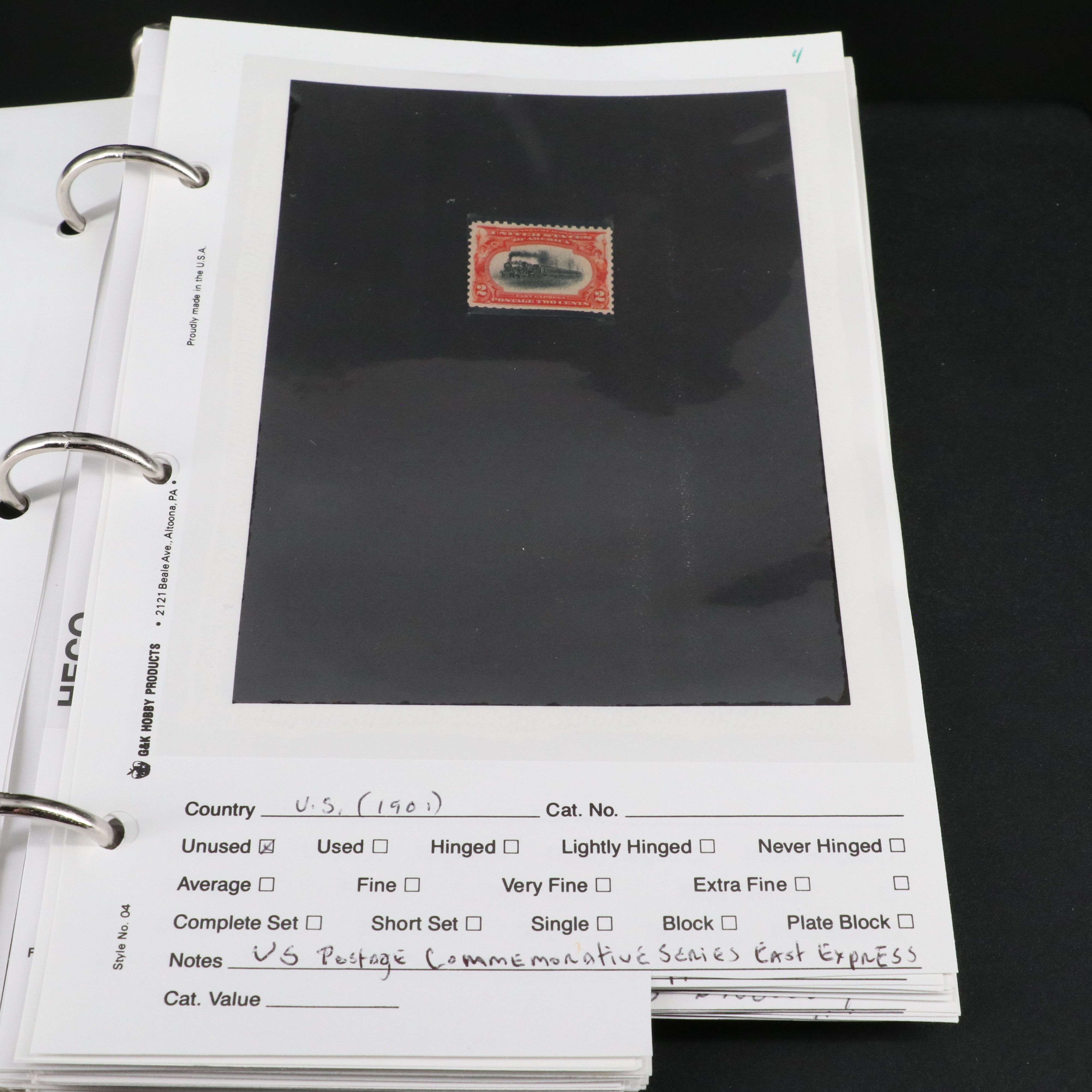 U.S. Postage Stamp and Cover Collection, 1870s to 1930s