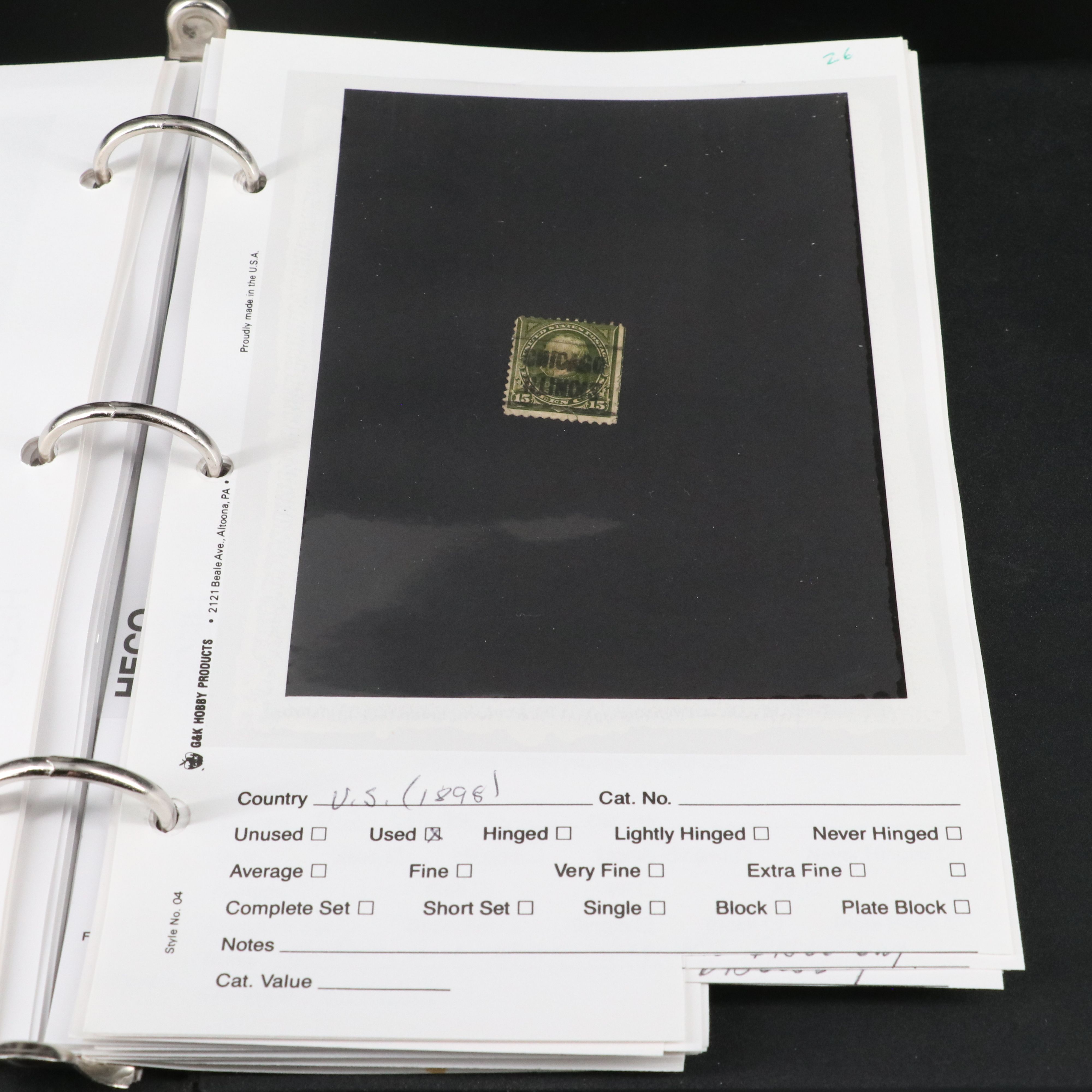 U.S. Postage Stamp and Cover Collection, 1870s to 1930s