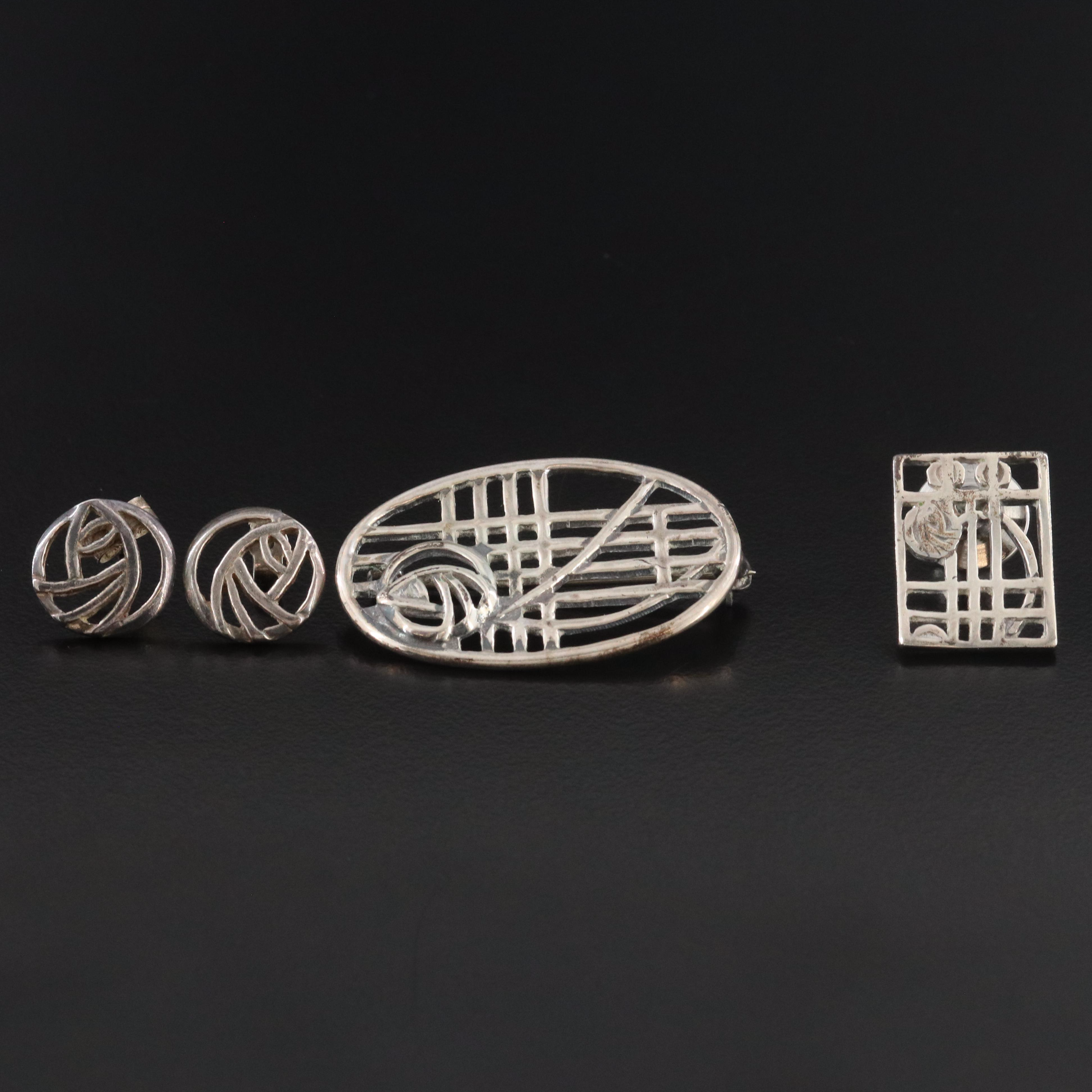 Charles Rennie Mackintosh Sterling Jewelry