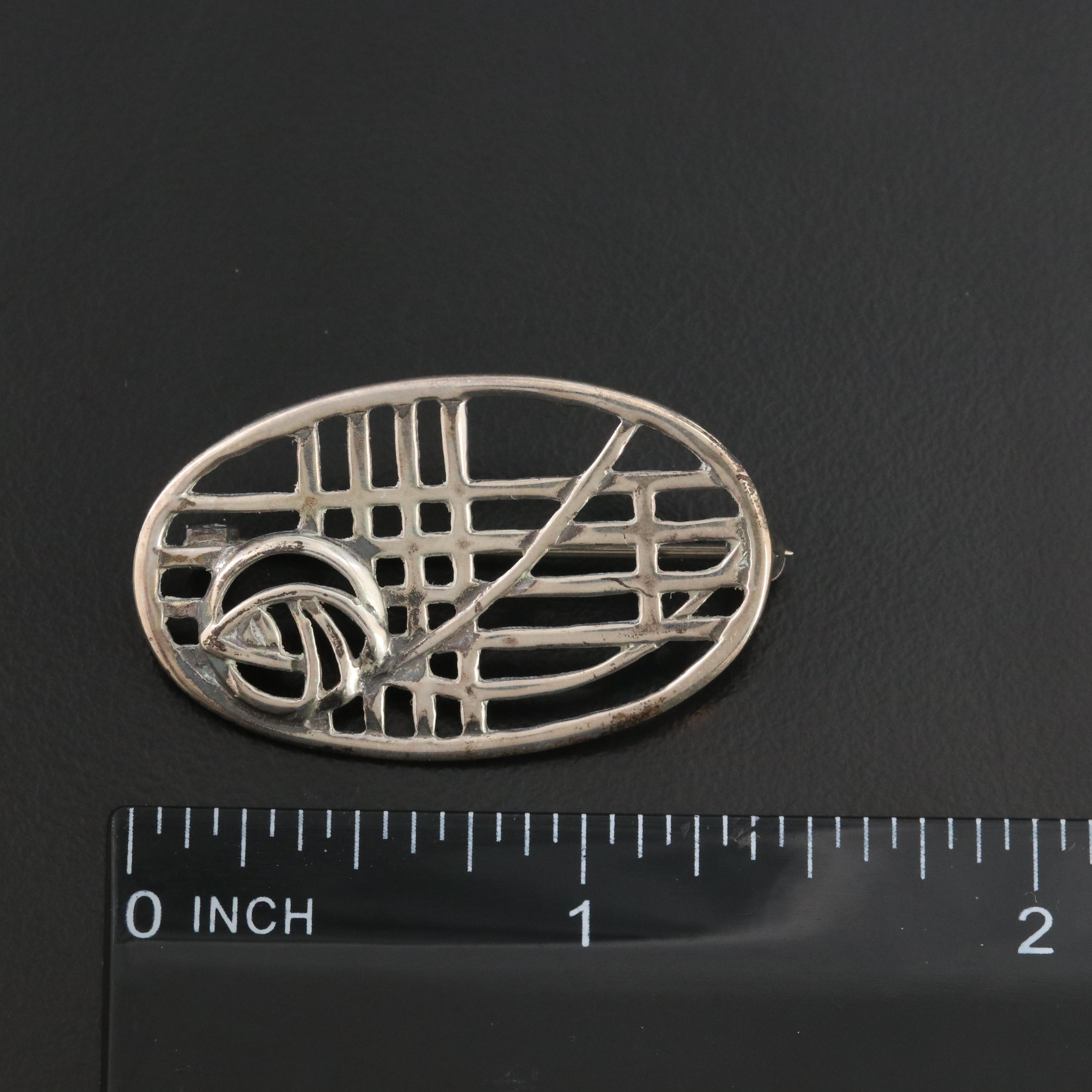 Charles Rennie Mackintosh Sterling Jewelry