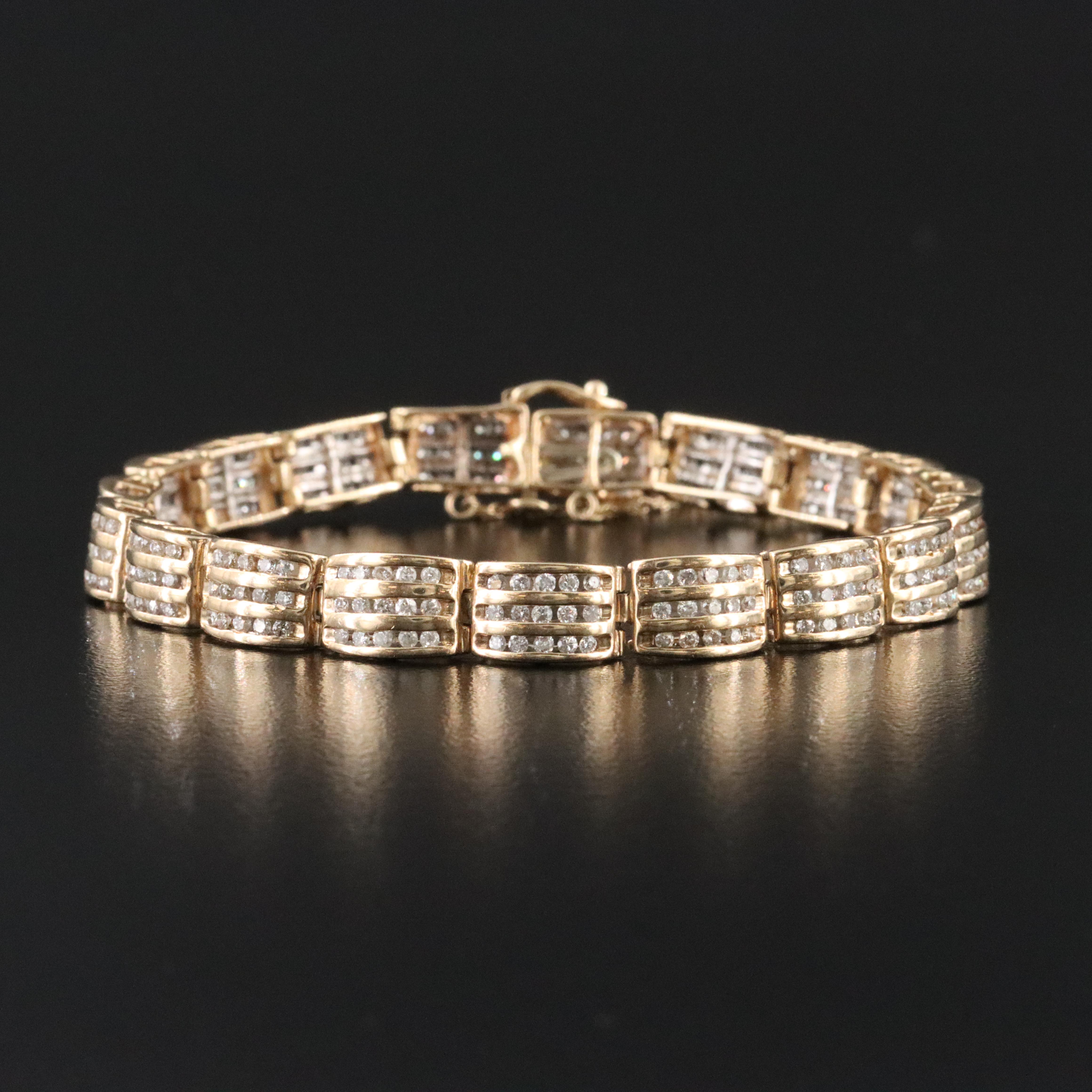 14K 3.02 CTW Diamond Bracelet