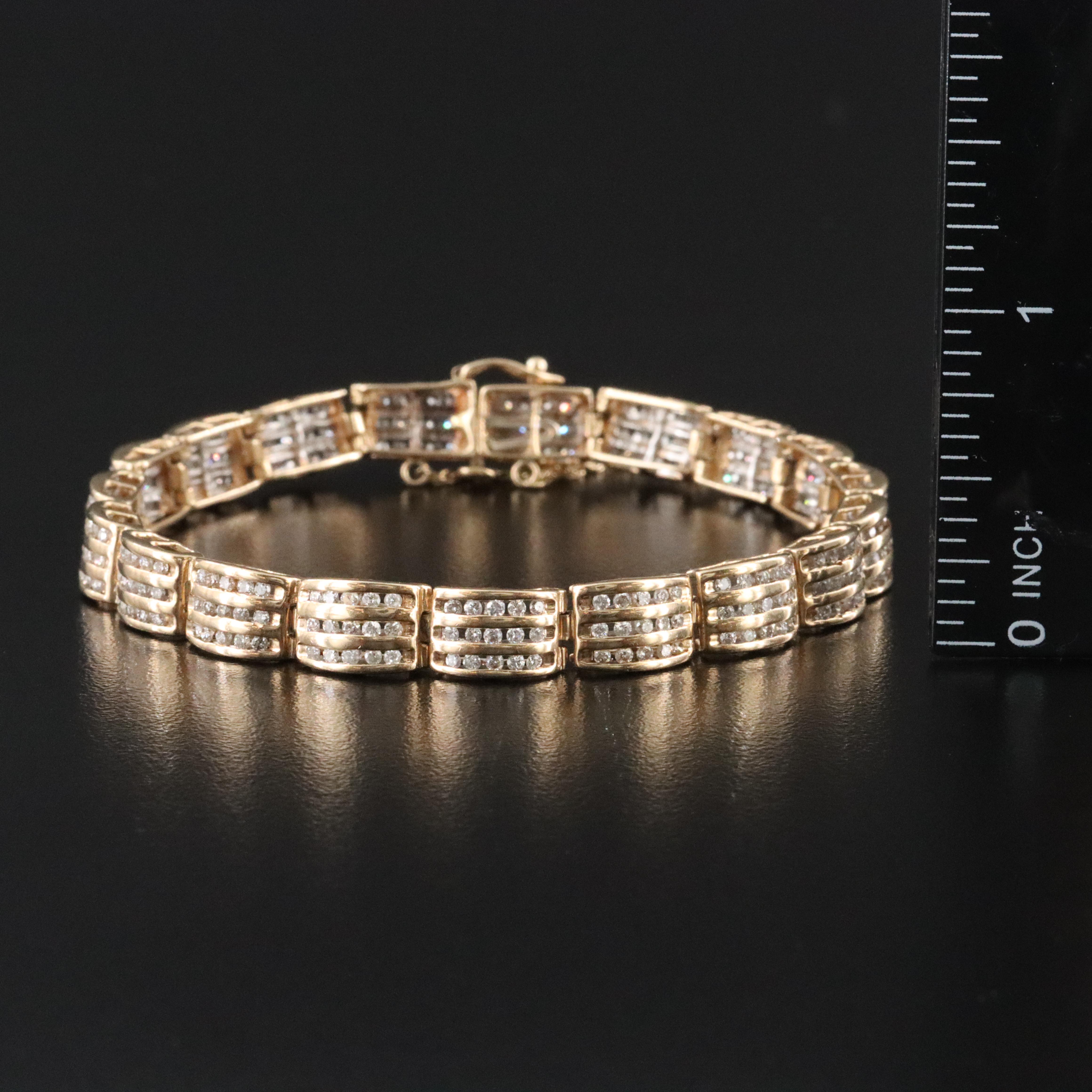 14K 3.02 CTW Diamond Bracelet