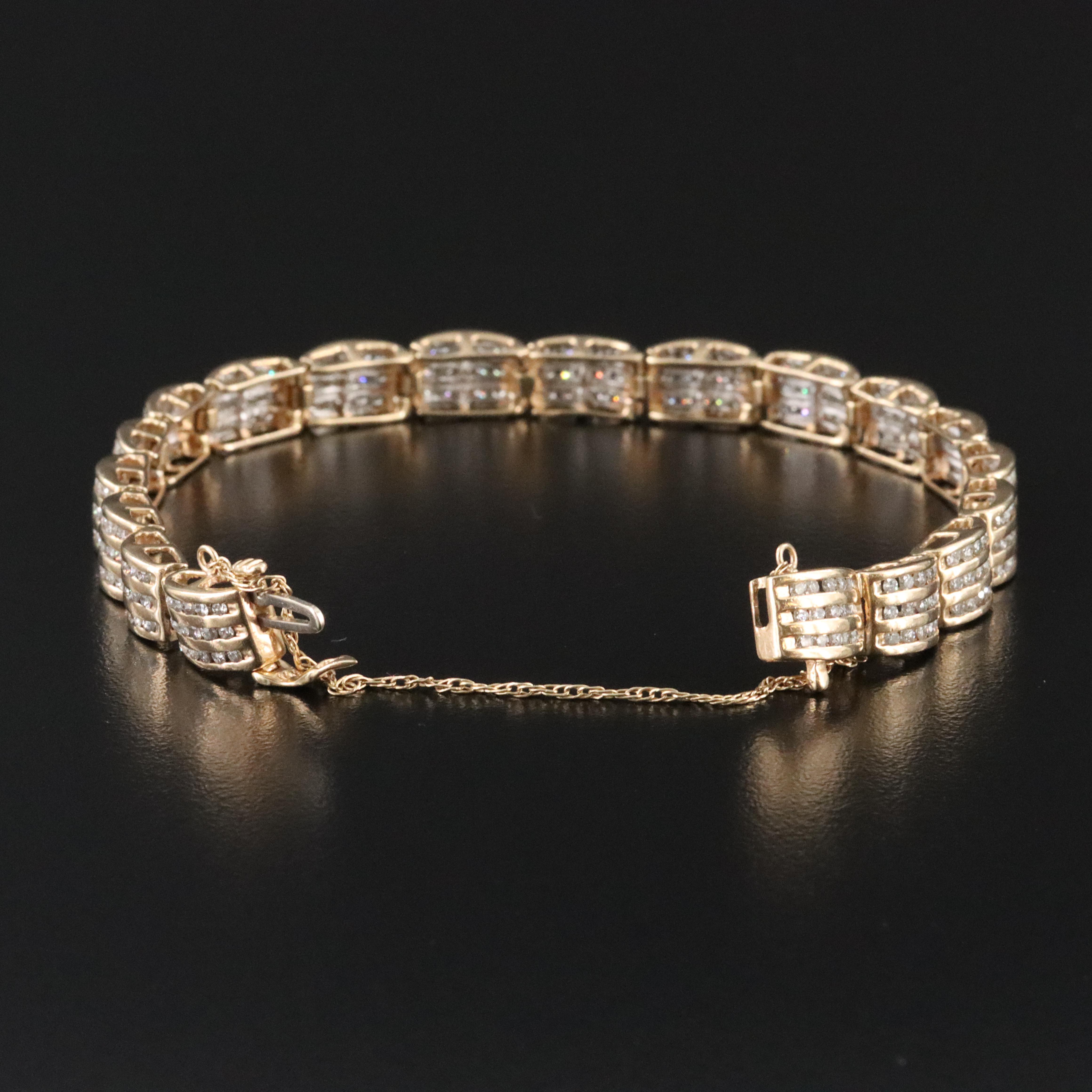 14K 3.02 CTW Diamond Bracelet