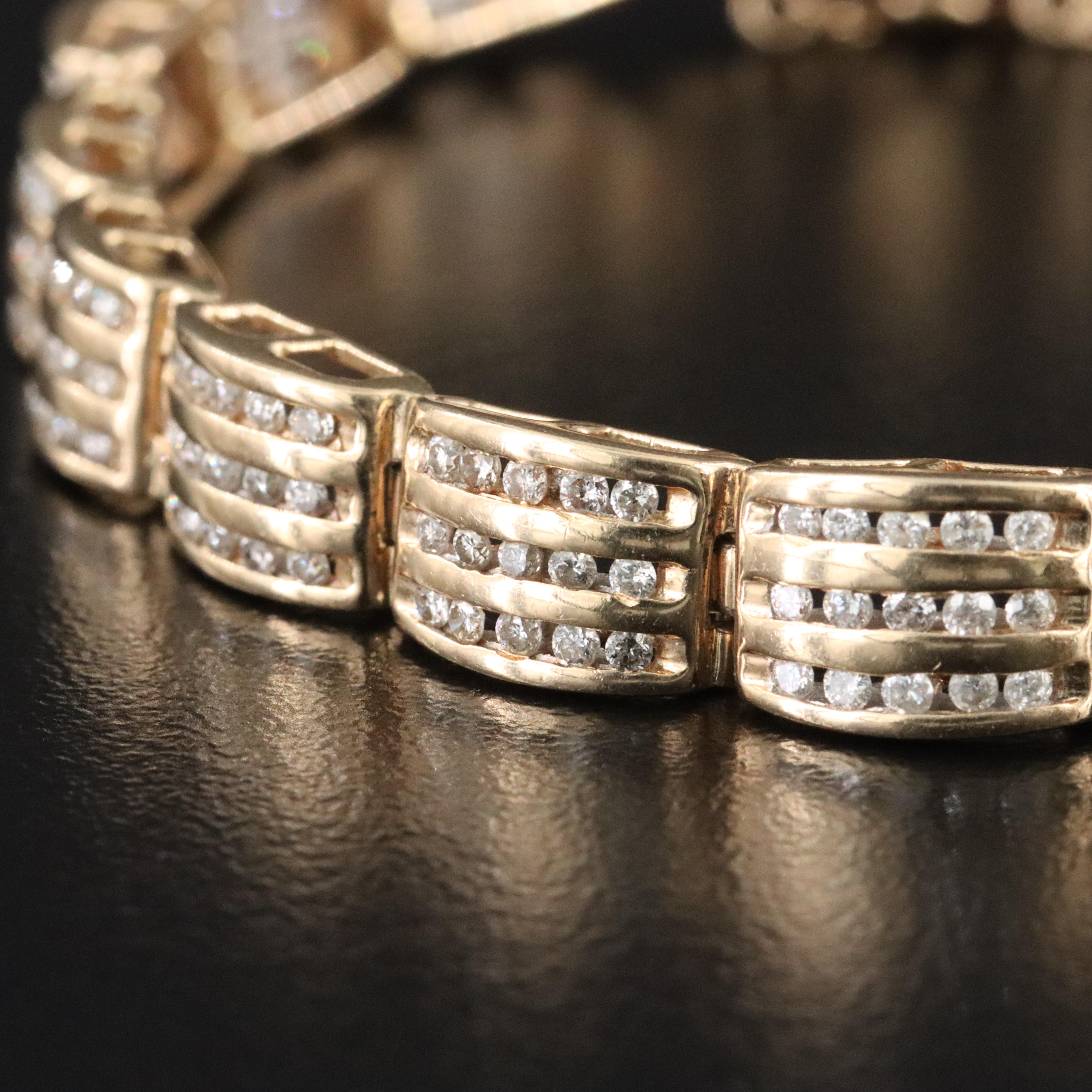 14K 3.02 CTW Diamond Bracelet