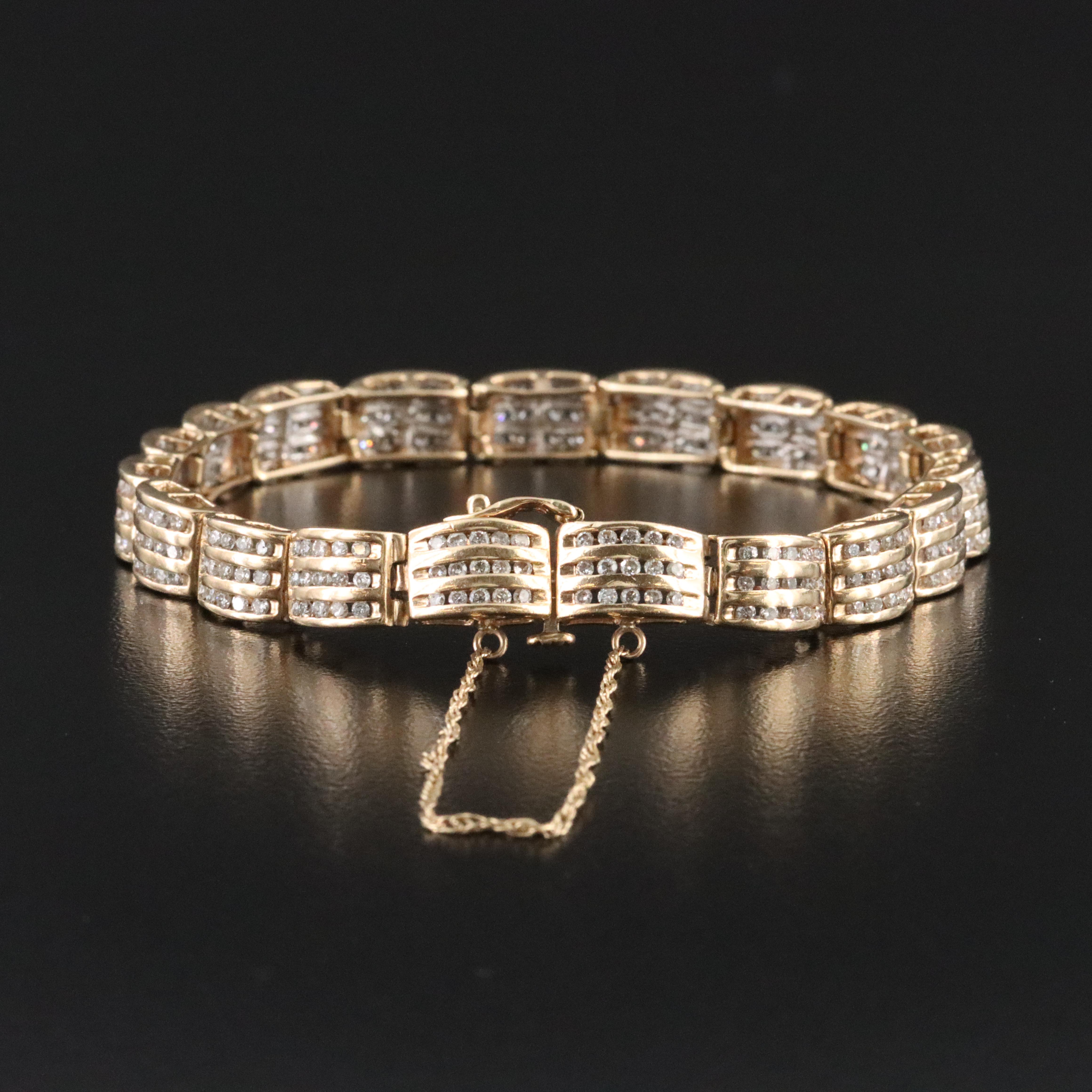 14K 3.02 CTW Diamond Bracelet