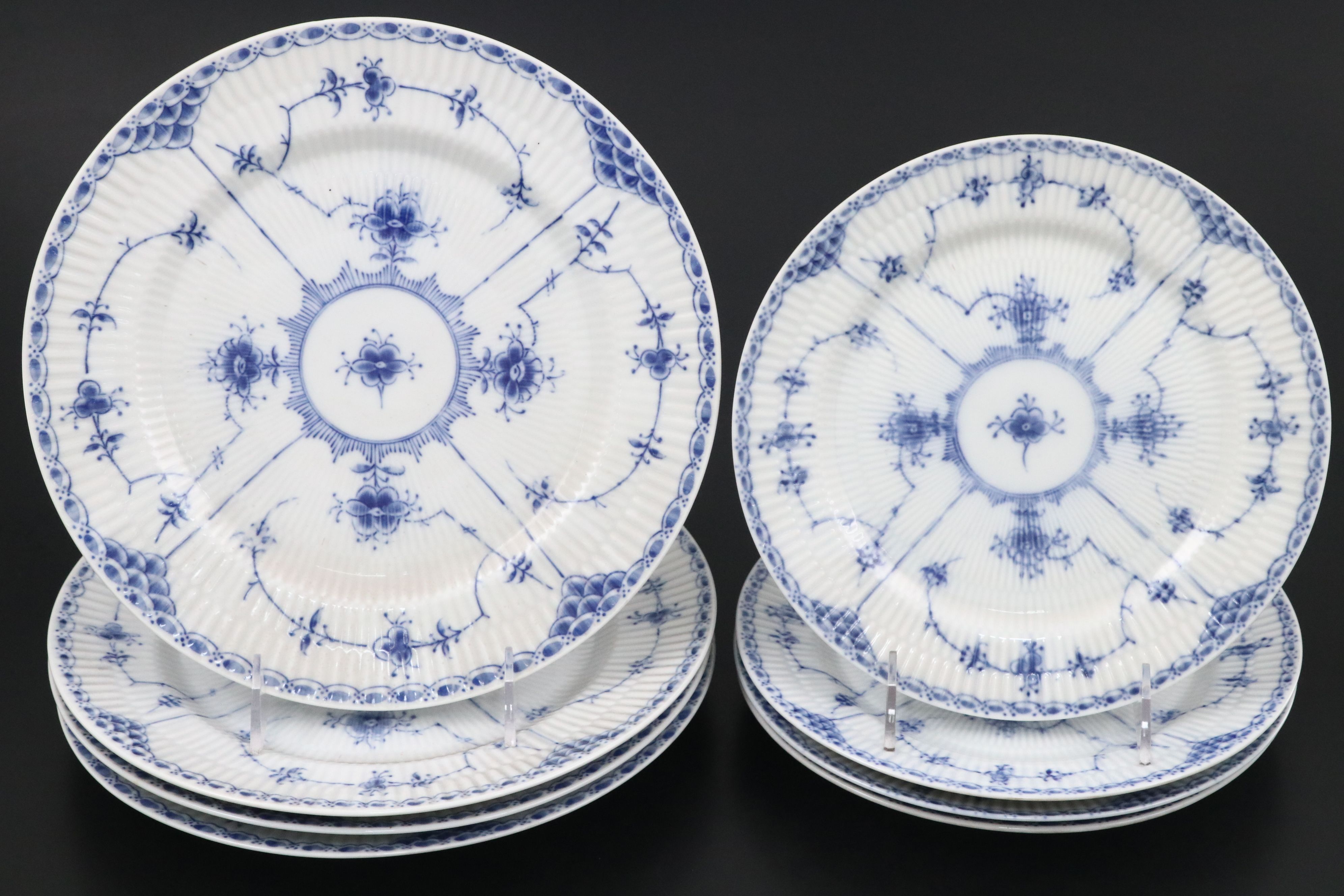 Lipper and Mann "Blue Fjord" Ceramic Dinnerware with Other Table Accessories