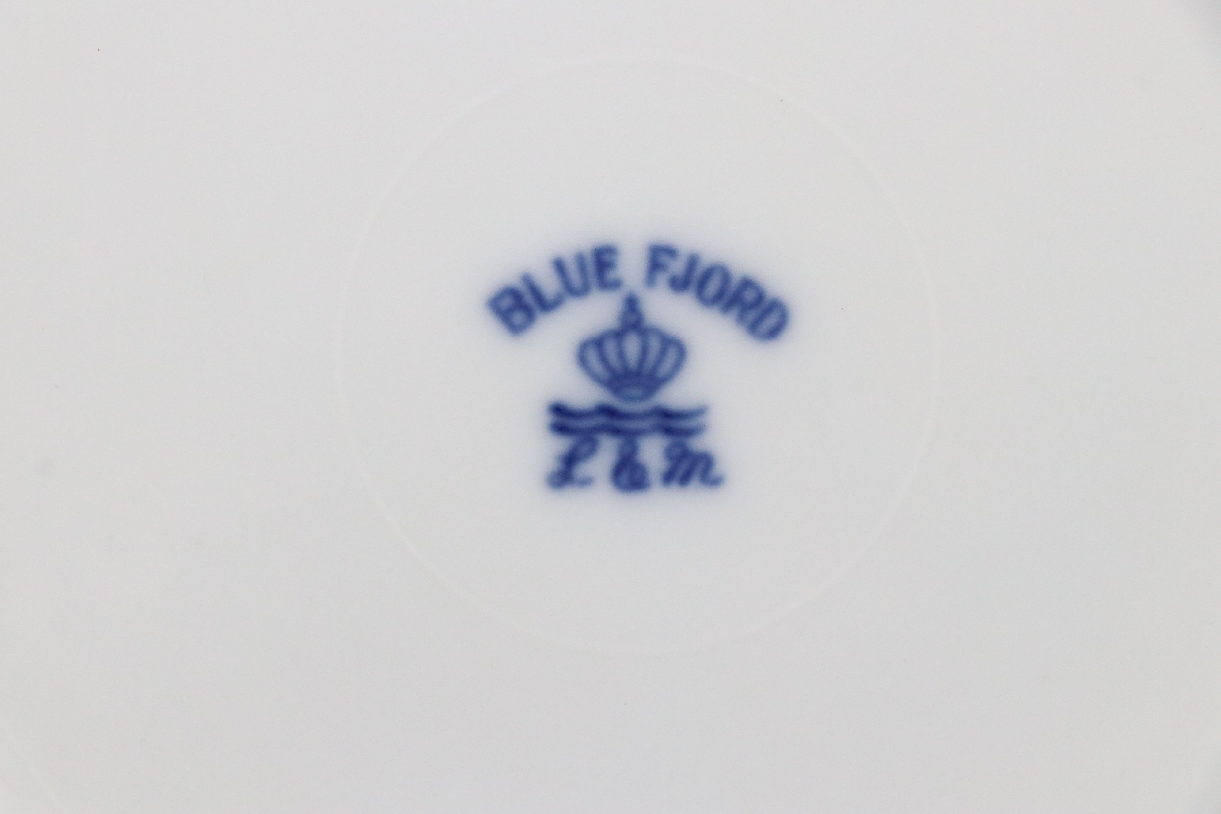 Lipper and Mann "Blue Fjord" Ceramic Dinnerware with Other Table Accessories