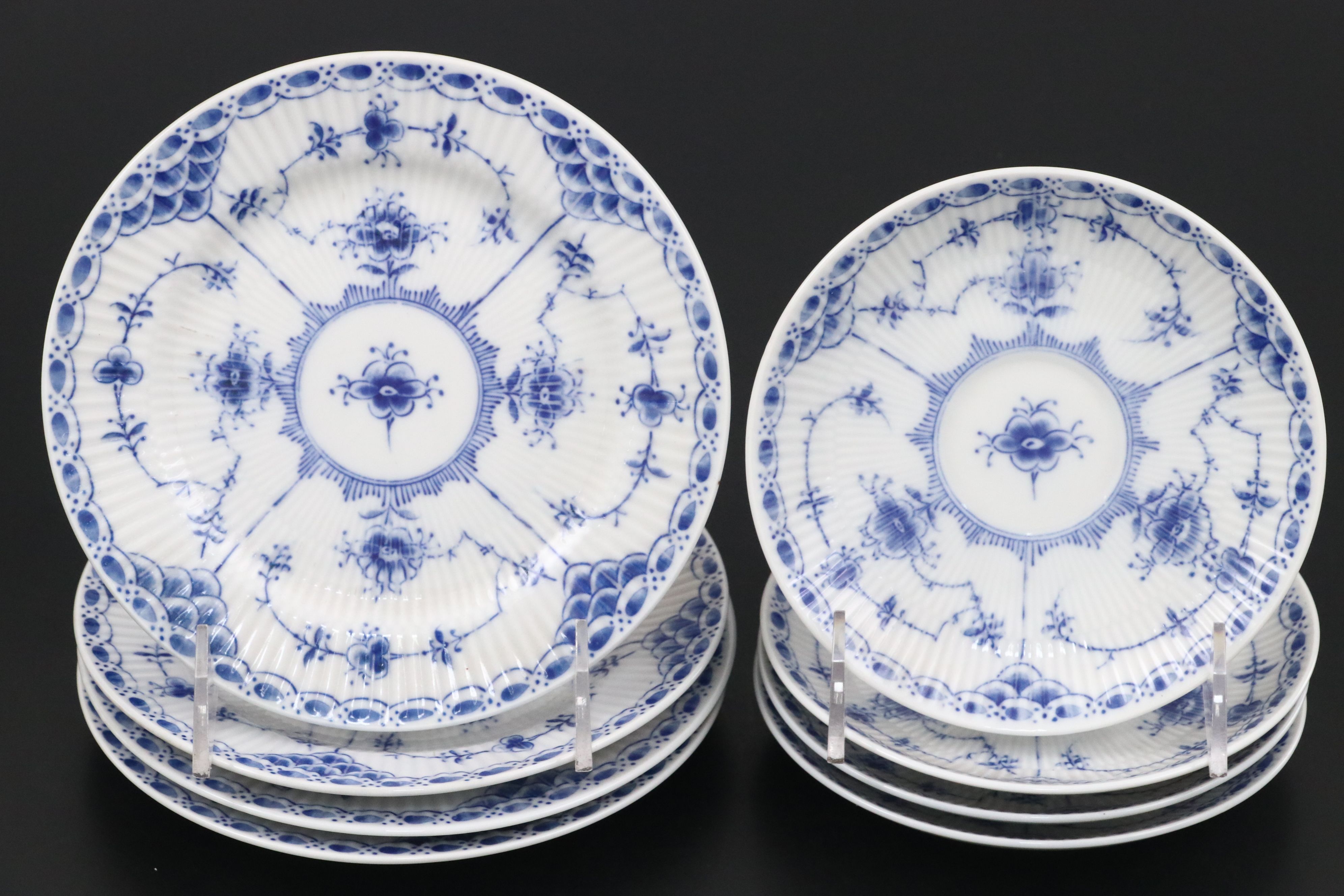 Lipper and Mann "Blue Fjord" Ceramic Dinnerware with Other Table Accessories