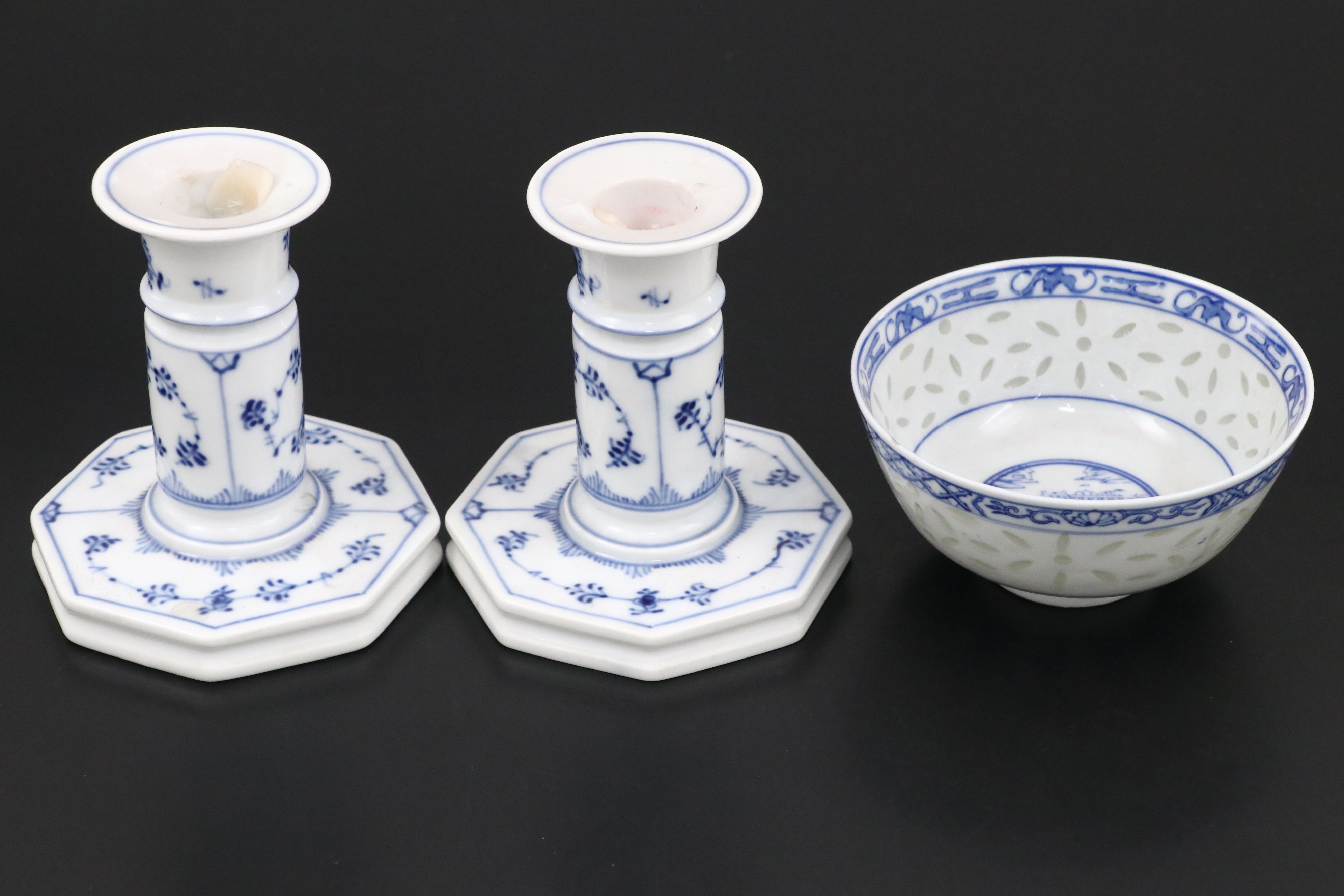 Lipper and Mann "Blue Fjord" Ceramic Dinnerware with Other Table Accessories