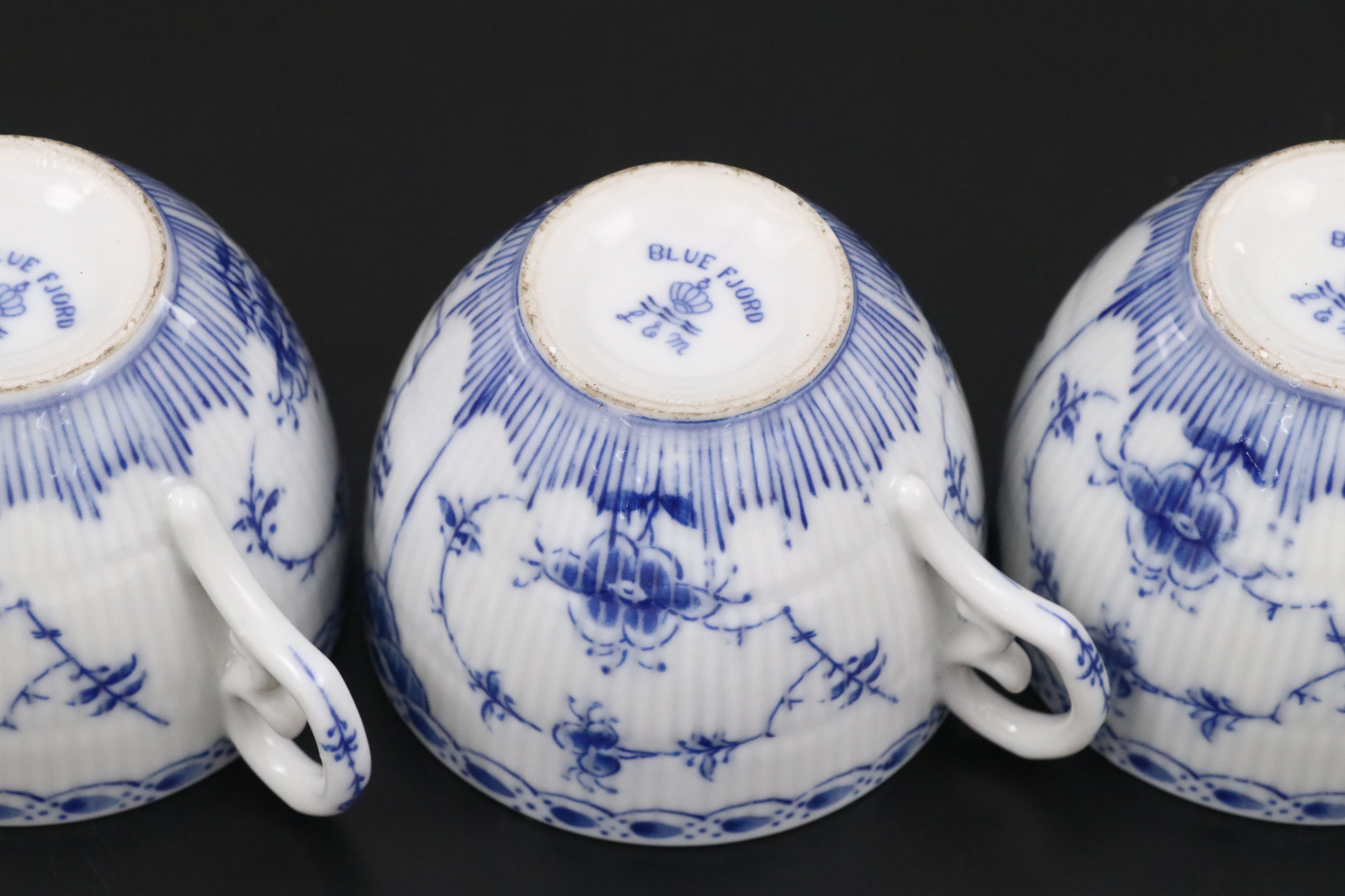 Lipper and Mann "Blue Fjord" Ceramic Dinnerware with Other Table Accessories