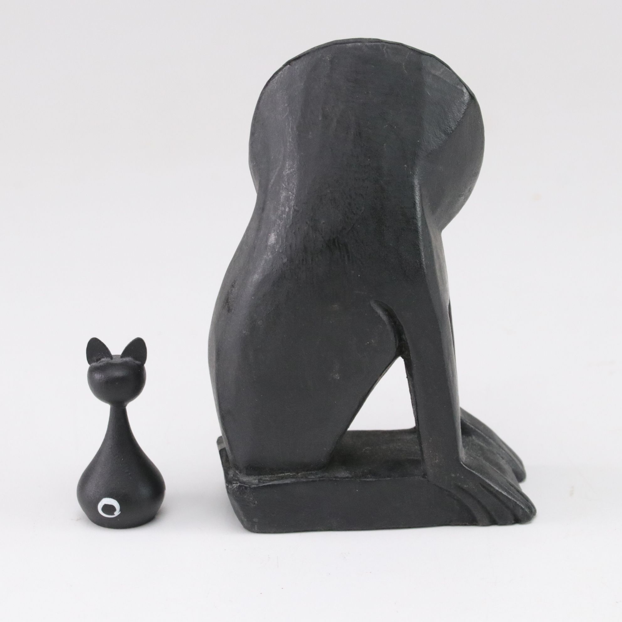 Folk Art Cat Figurines from Sri Lanka, Sweden & More