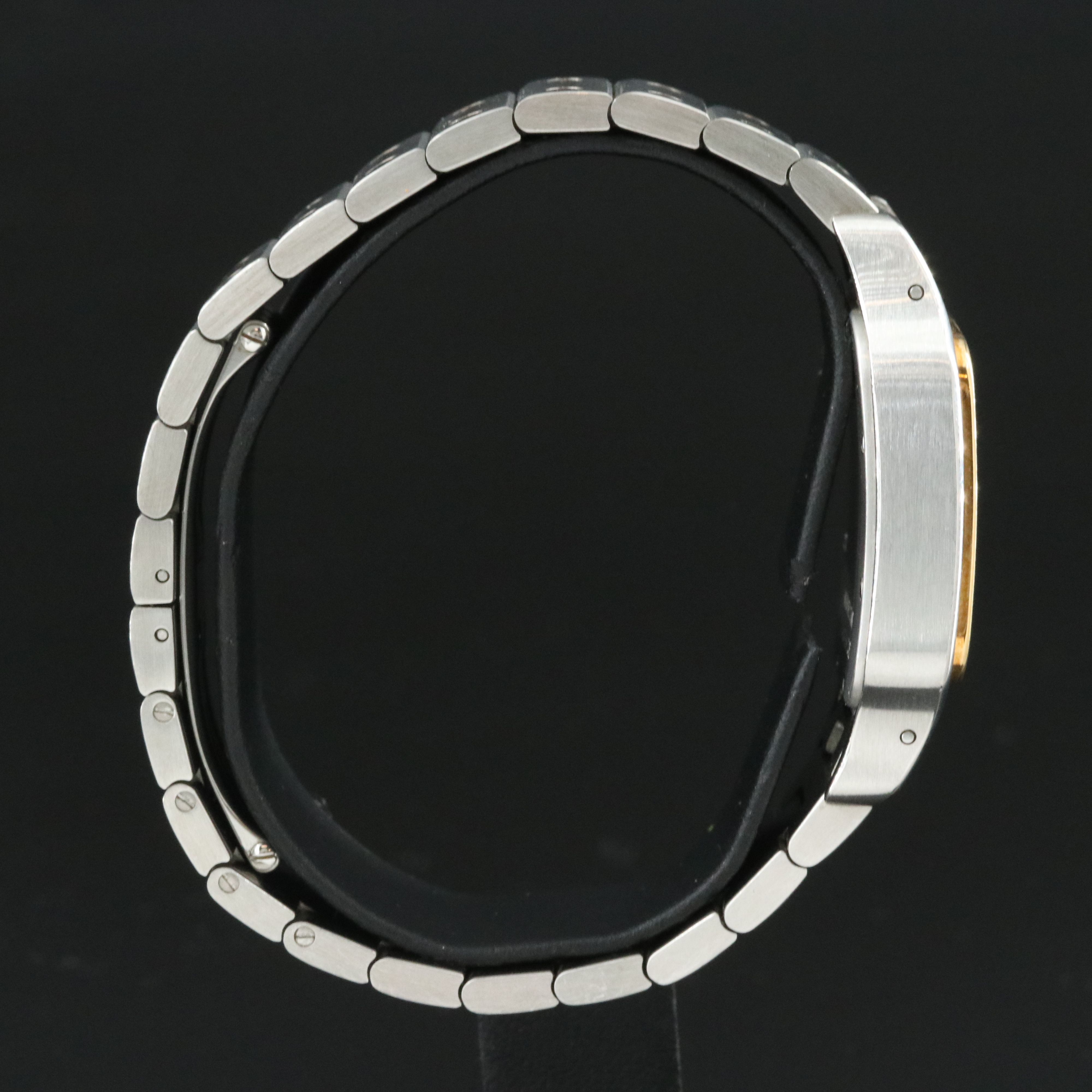 Cartier Santos Galbee 2425 Chronograph 18K & Steel 30mm Quartz Watch