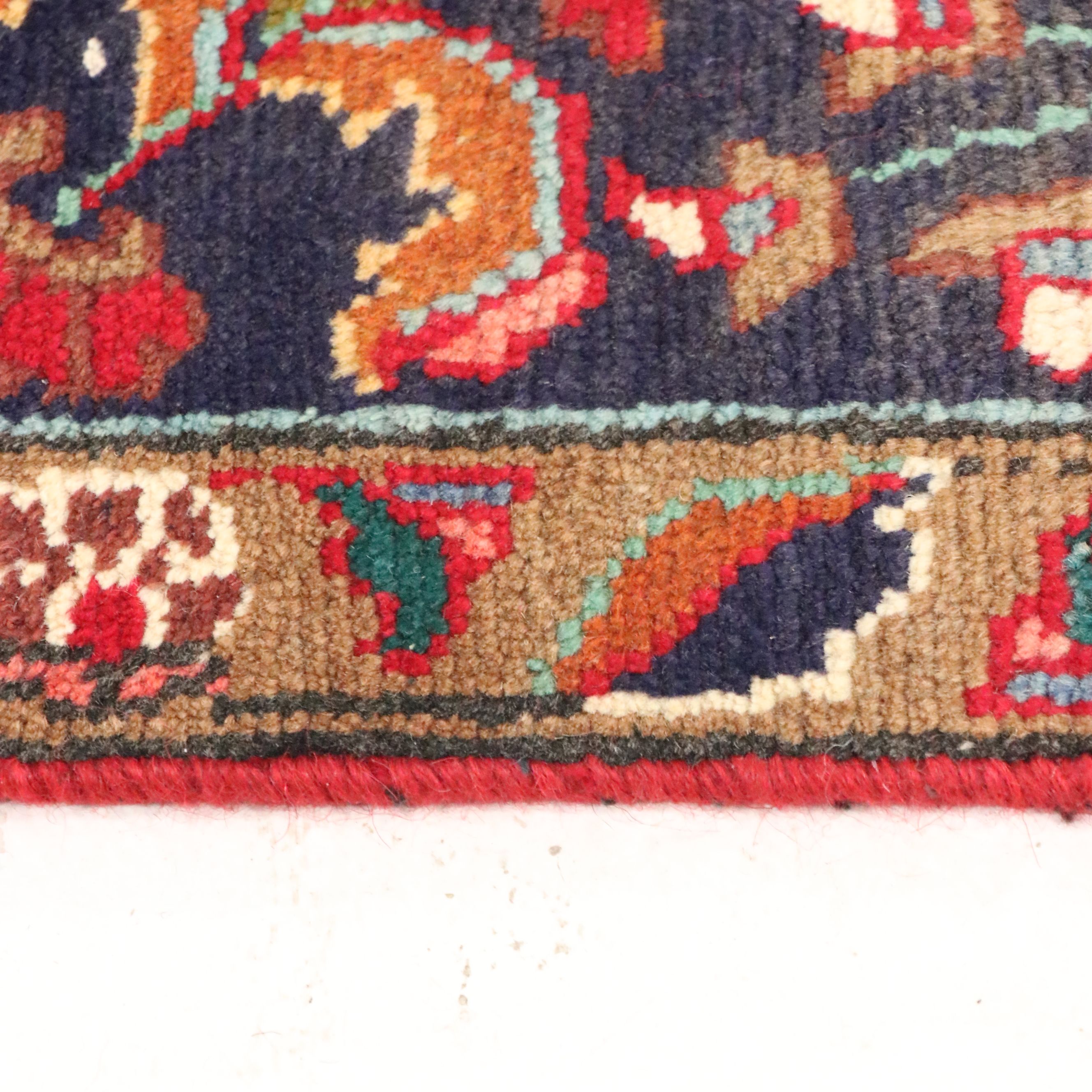 10'1 x 13'2 Hand-Knotted Persian Mashhad Room-Sized Rug