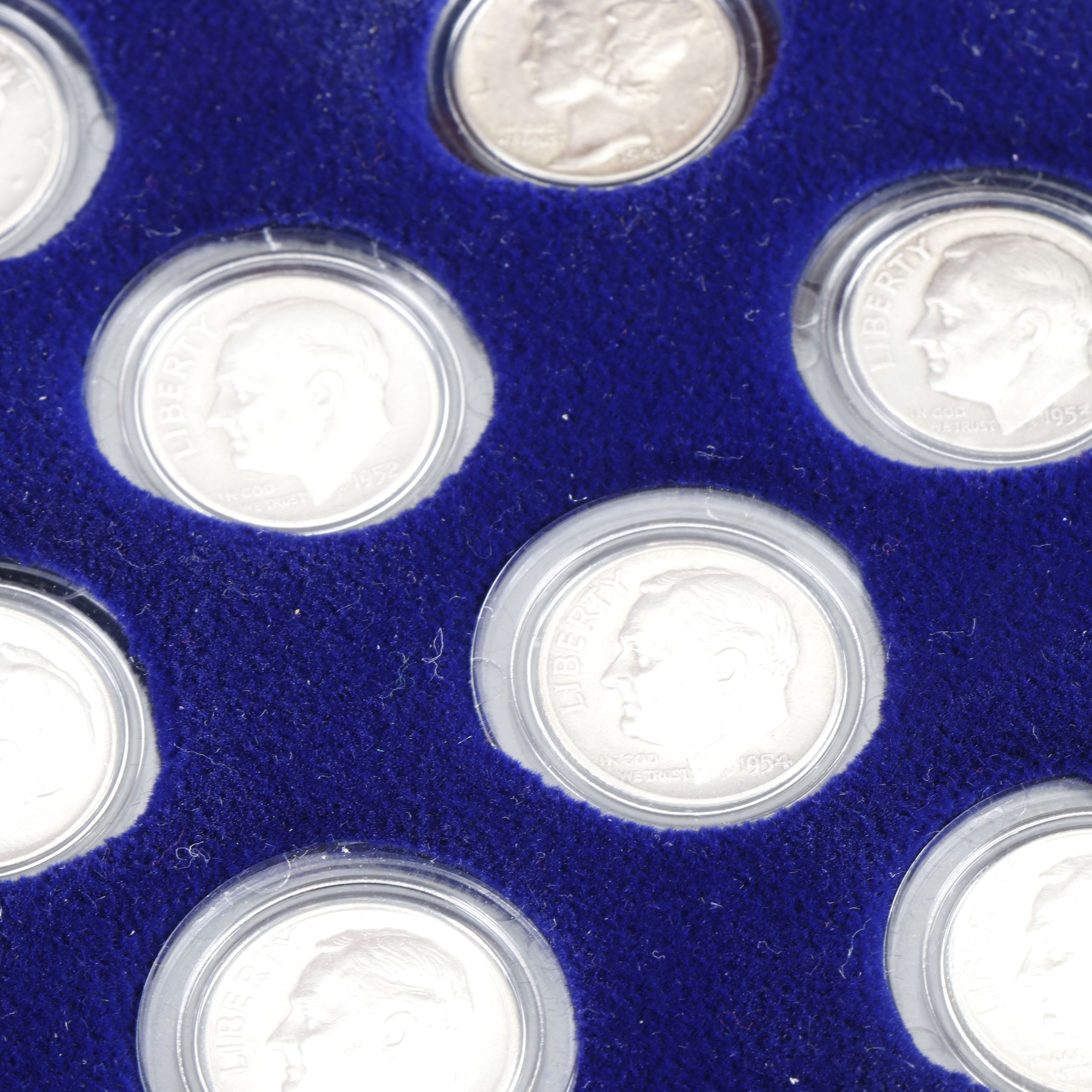 50 Years of United States Silver Dimes