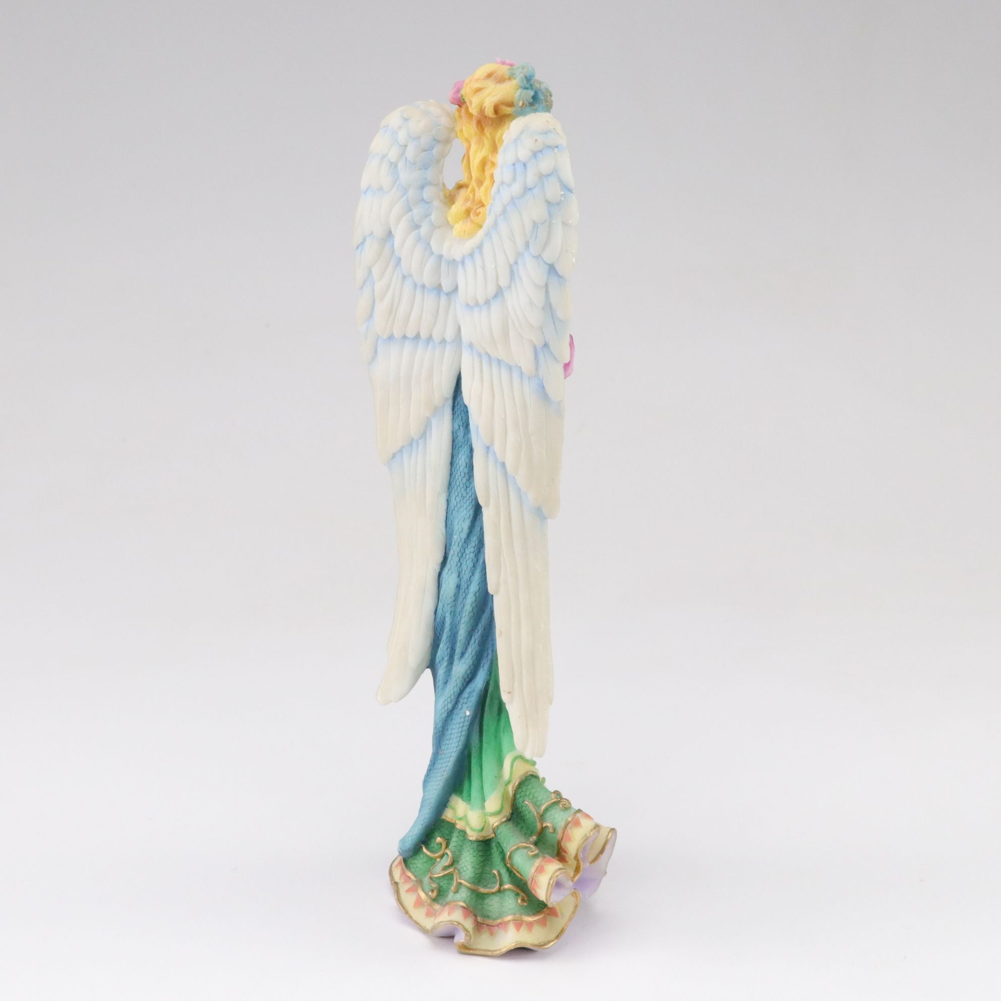 Lenox "The Angel of Peace" Figurine with Avon Nativity Angels