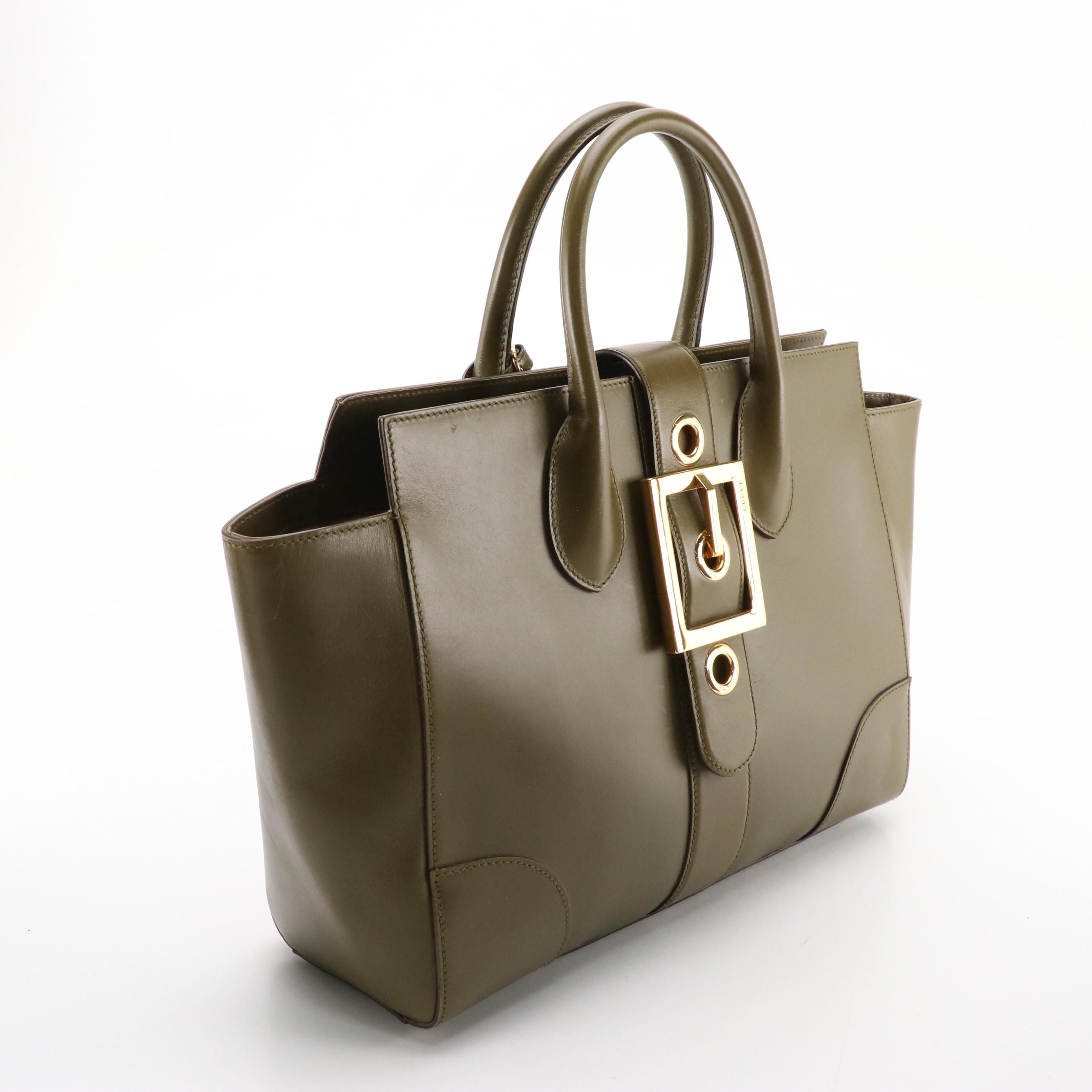 Gucci Belt Tote in Calfskin Leather