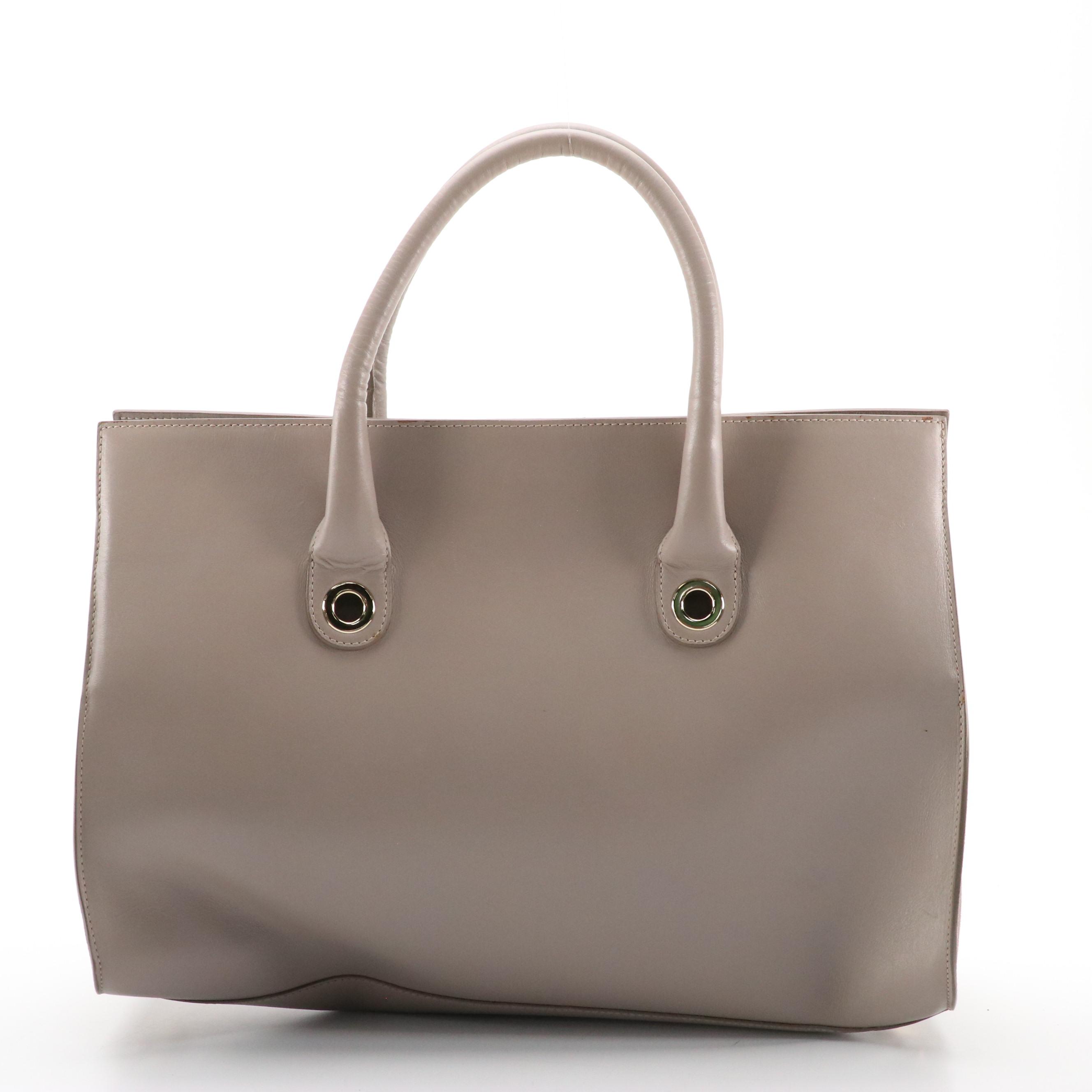 Jimmy Choo Leather and Suede Riley Tote Bag