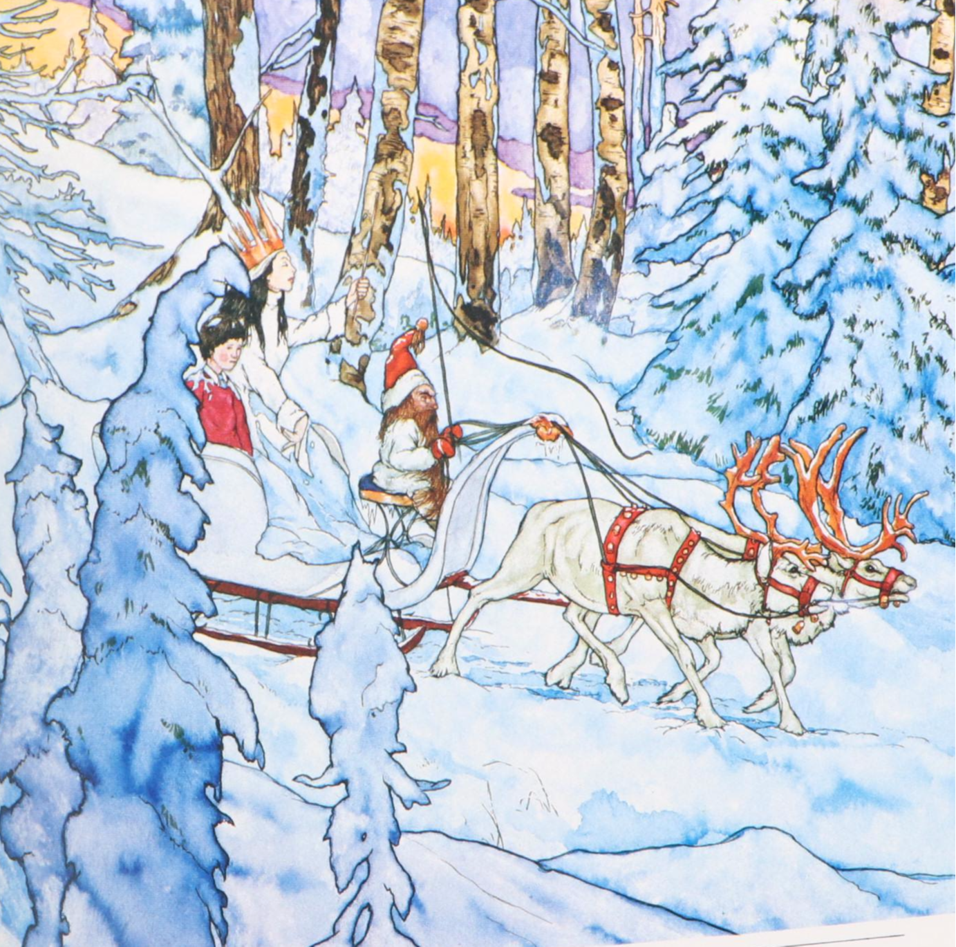 First Illustrated Deluxe Edition "The Lion, the Witch and the Wardrobe" by Lewis