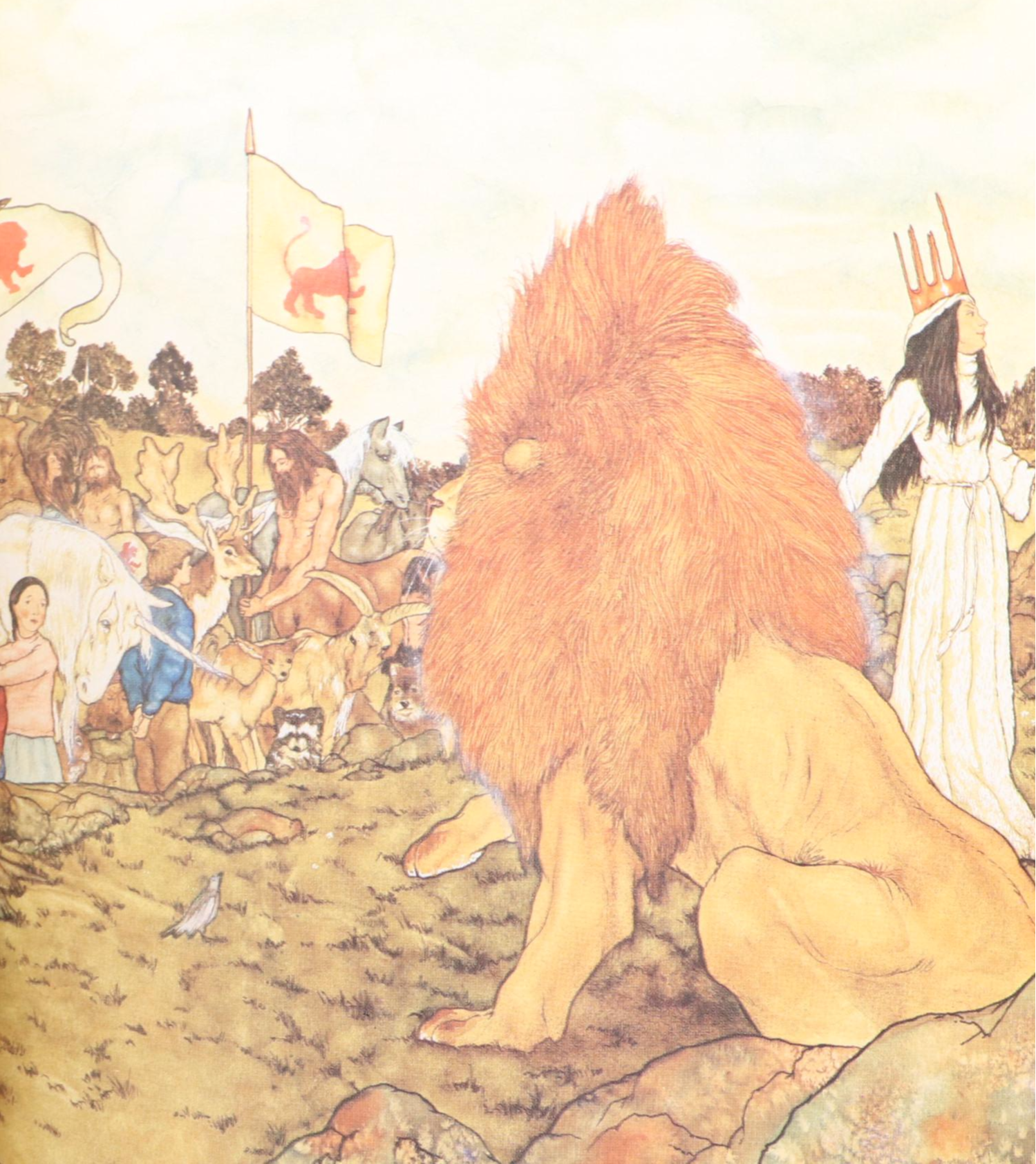 First Illustrated Deluxe Edition "The Lion, the Witch and the Wardrobe" by Lewis