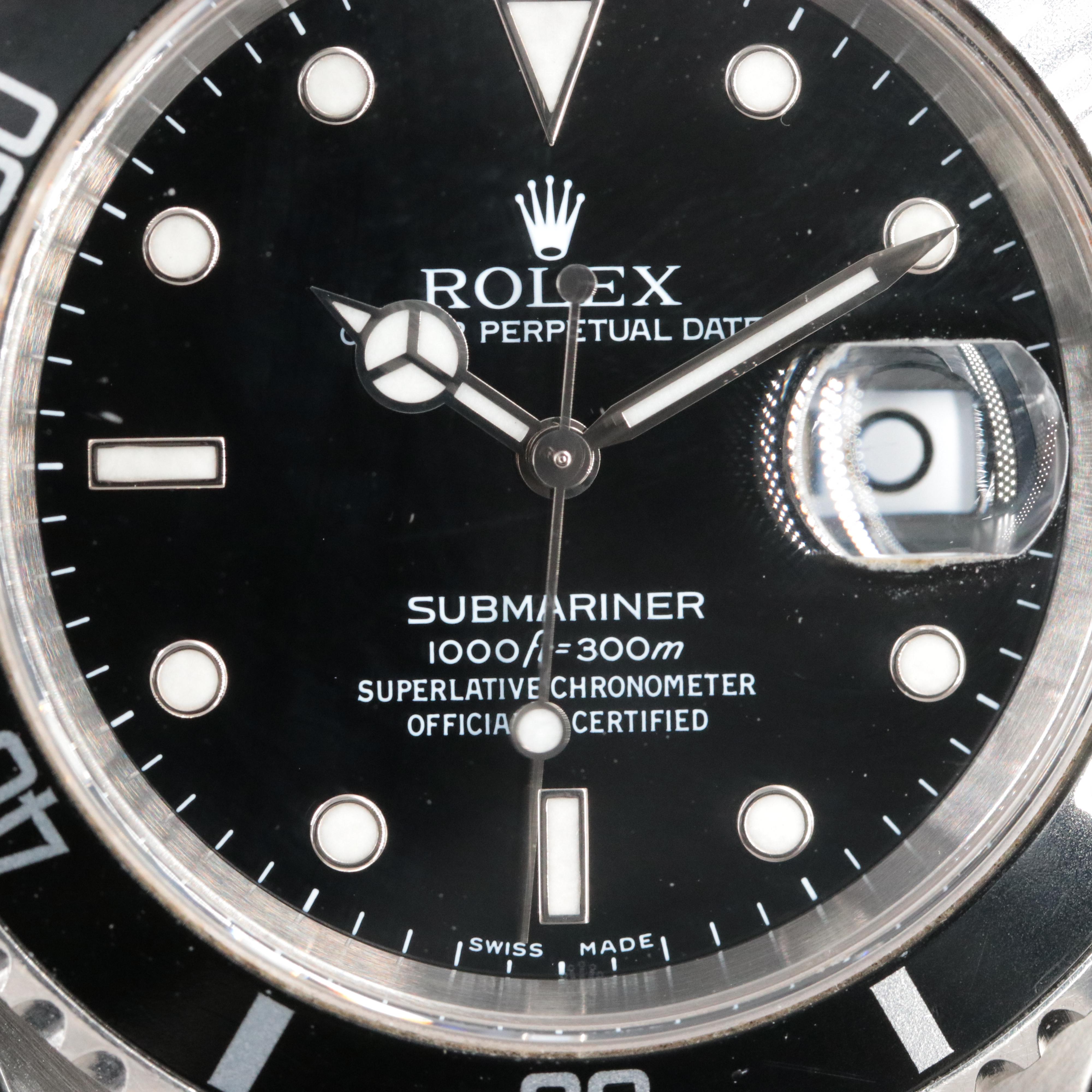 2004 Rolex Submariner Date Automatic Model 16610 Watch