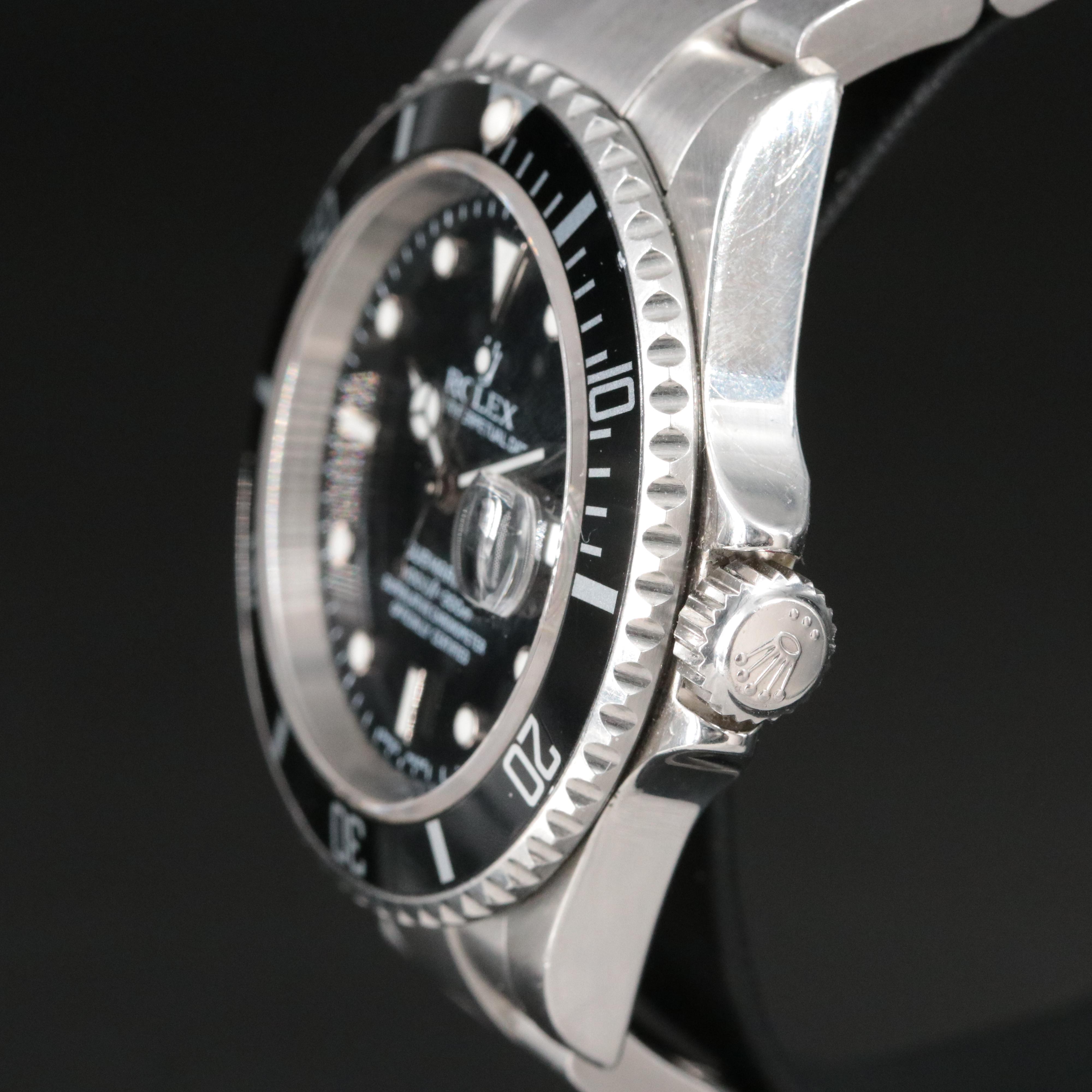 2004 Rolex Submariner Date Automatic Model 16610 Watch