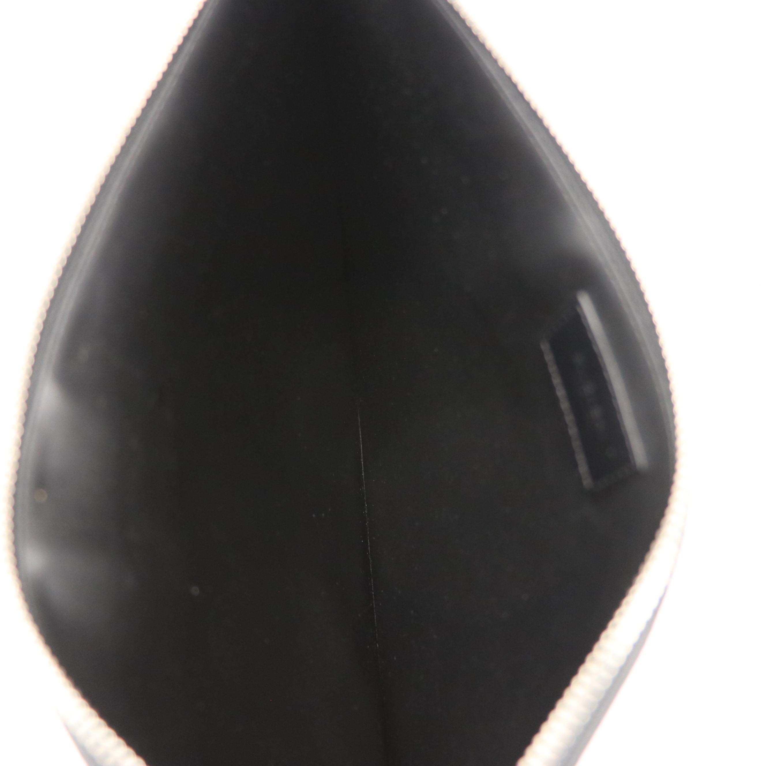 Givenchy Studded Black Grain Leather Zip Clutch