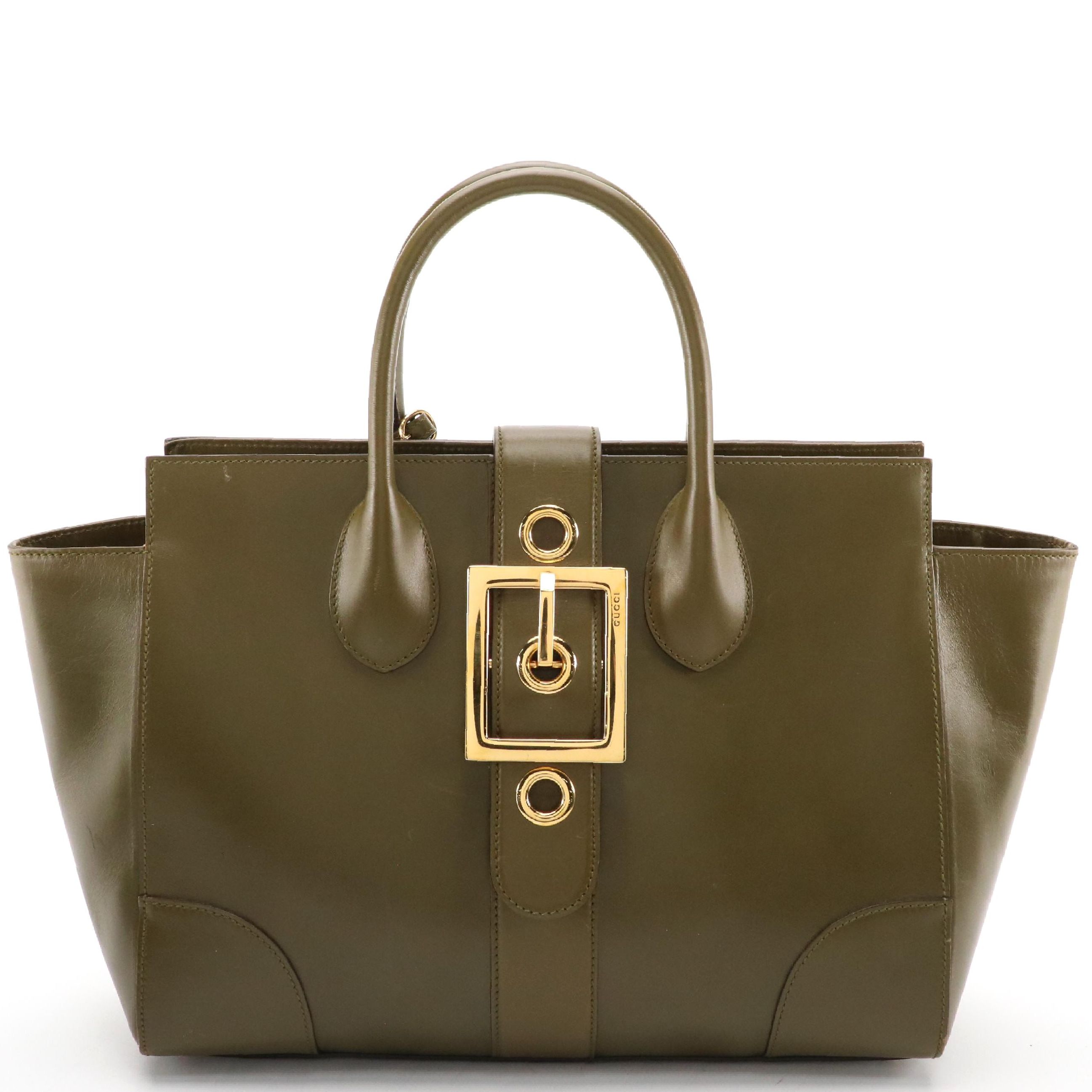 Gucci Belt Tote in Calfskin Leather