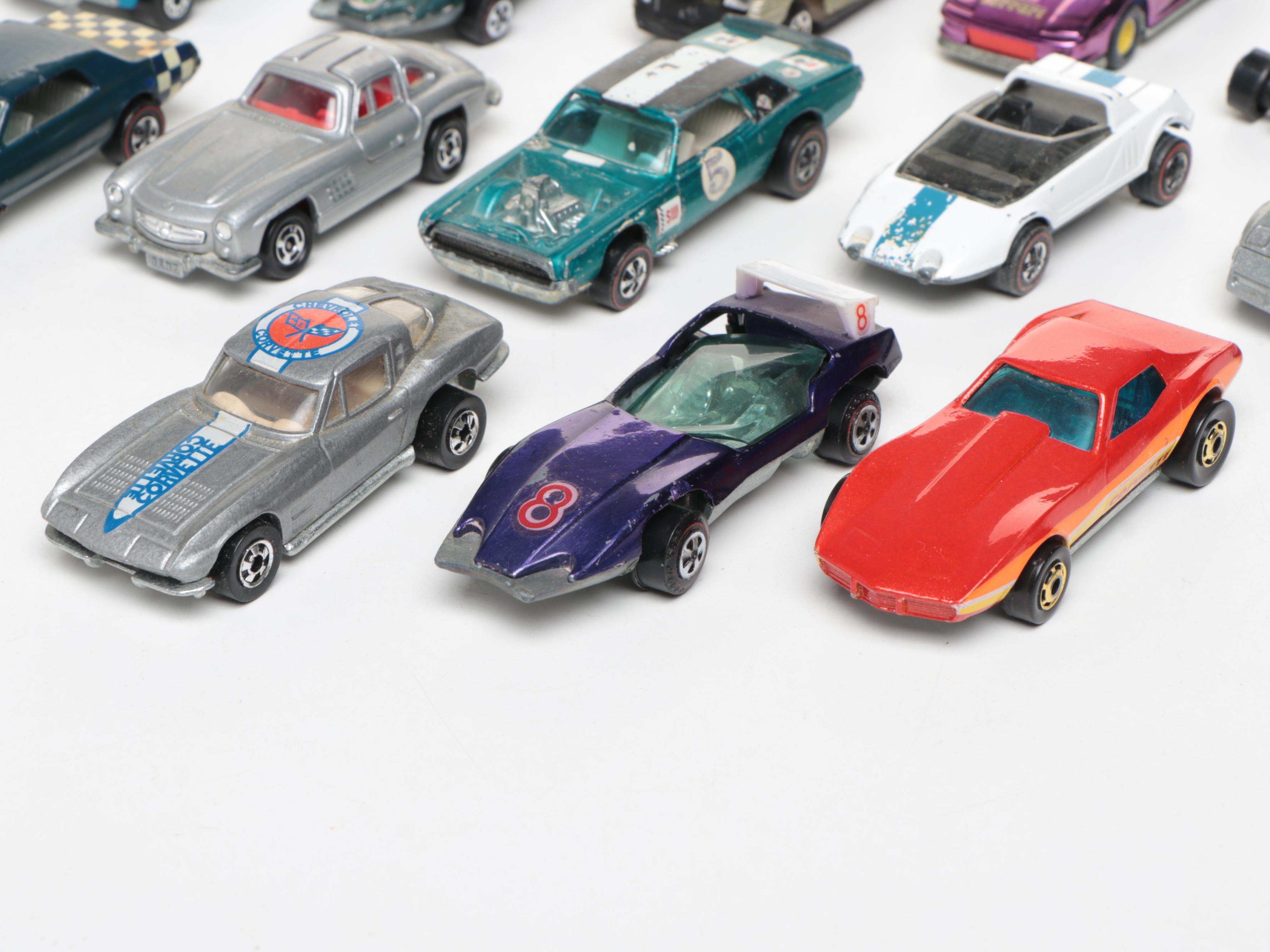 Hot Wheels "Corvette Stingray," Tomica "1956 Mercedes Benz 300SL" and More Cars