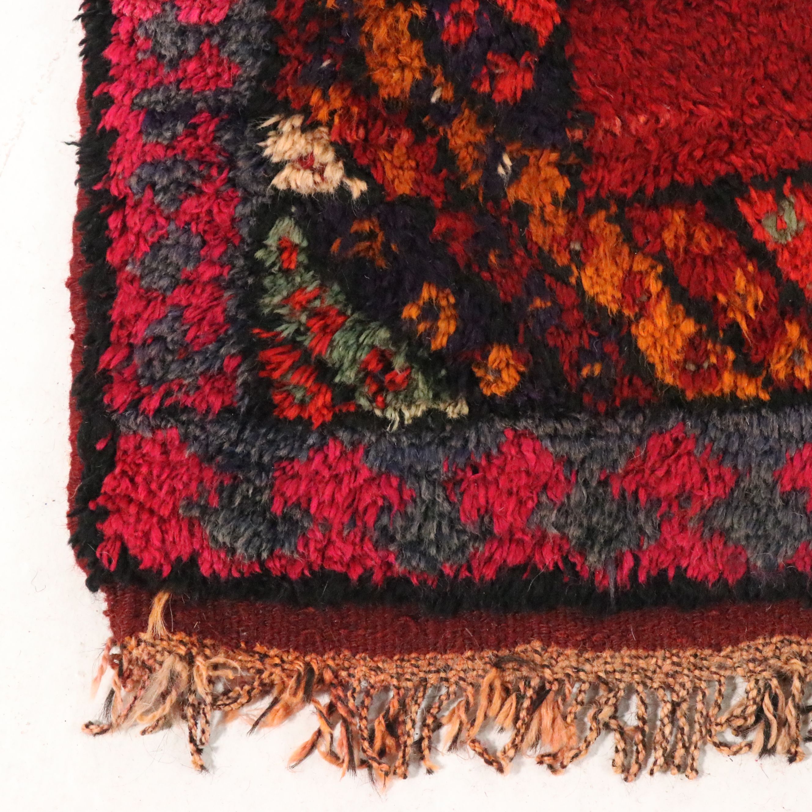 2'11 x 8'11 Hand-Knotted Moroccan Berber Carpet Runner