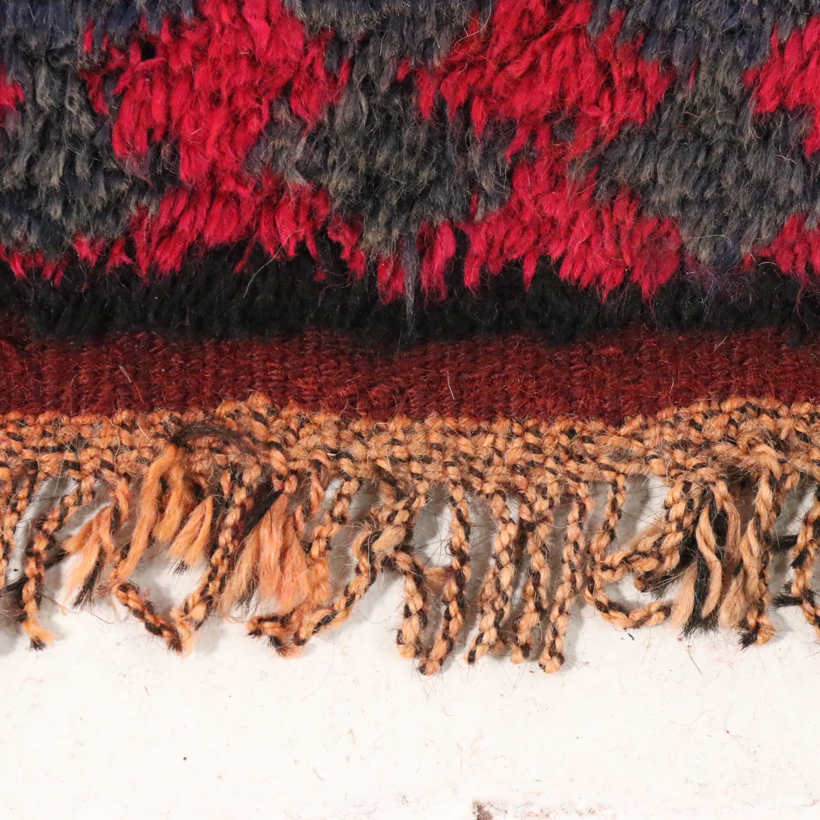 2'11 x 8'11 Hand-Knotted Moroccan Berber Carpet Runner