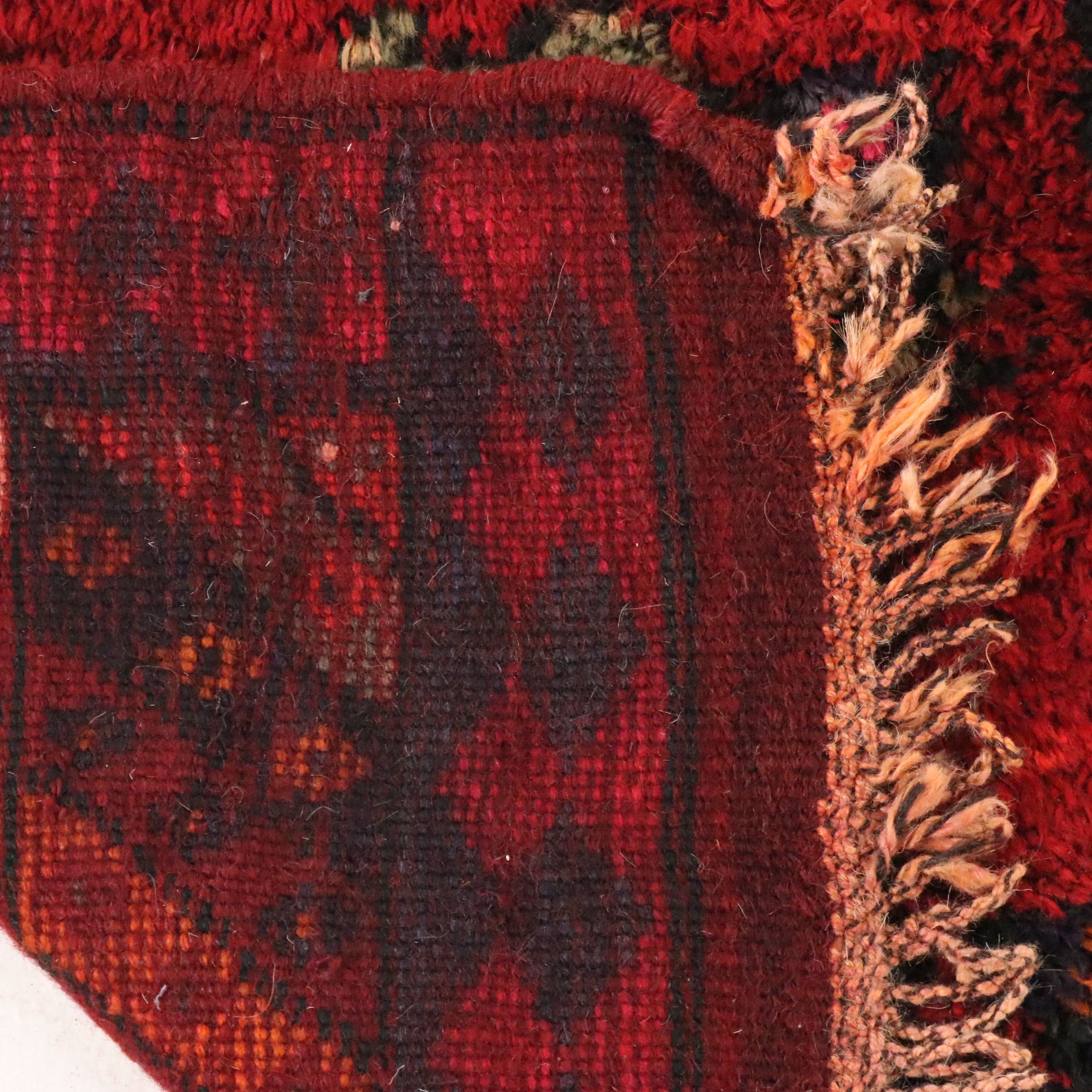 2'11 x 8'11 Hand-Knotted Moroccan Berber Carpet Runner