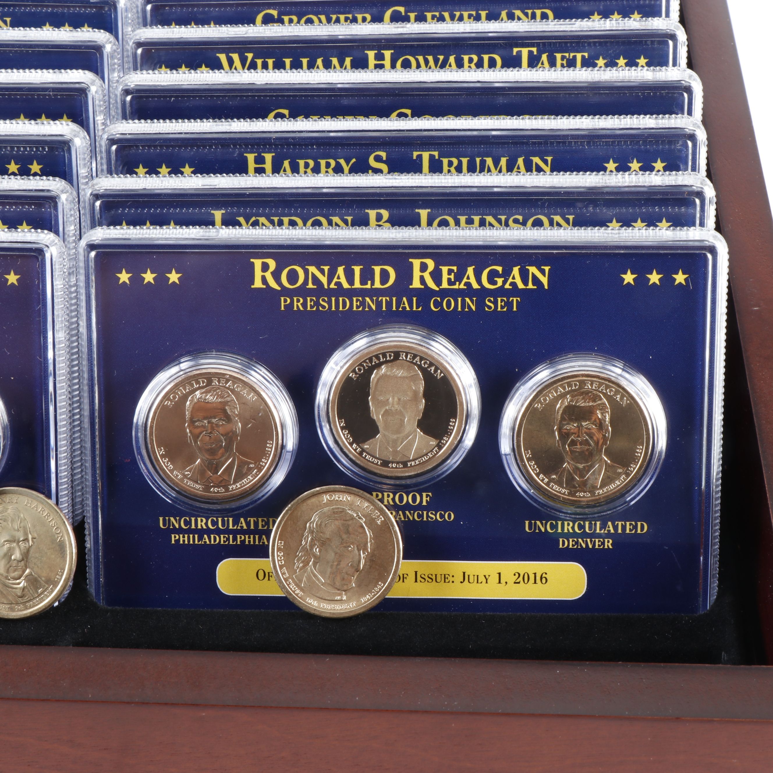 Complete U.S. Presidential Coins Collection.