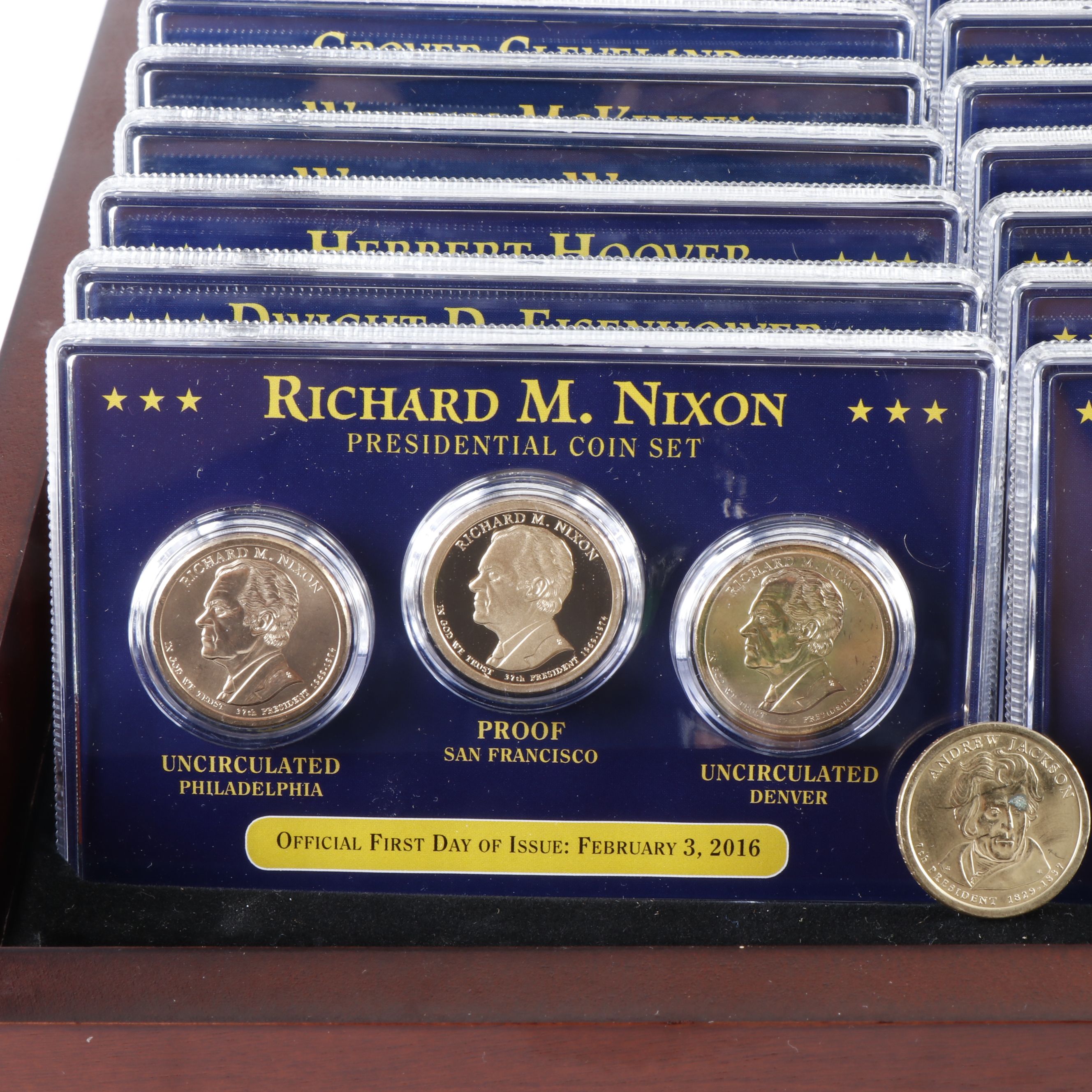 Complete U.S. Presidential Coins Collection.