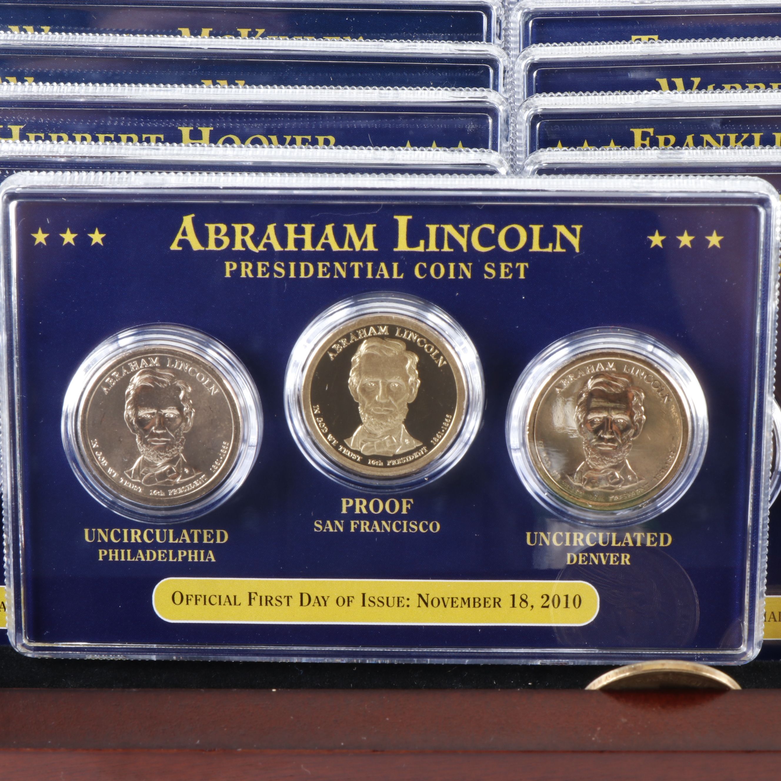 Complete U.S. Presidential Coins Collection.