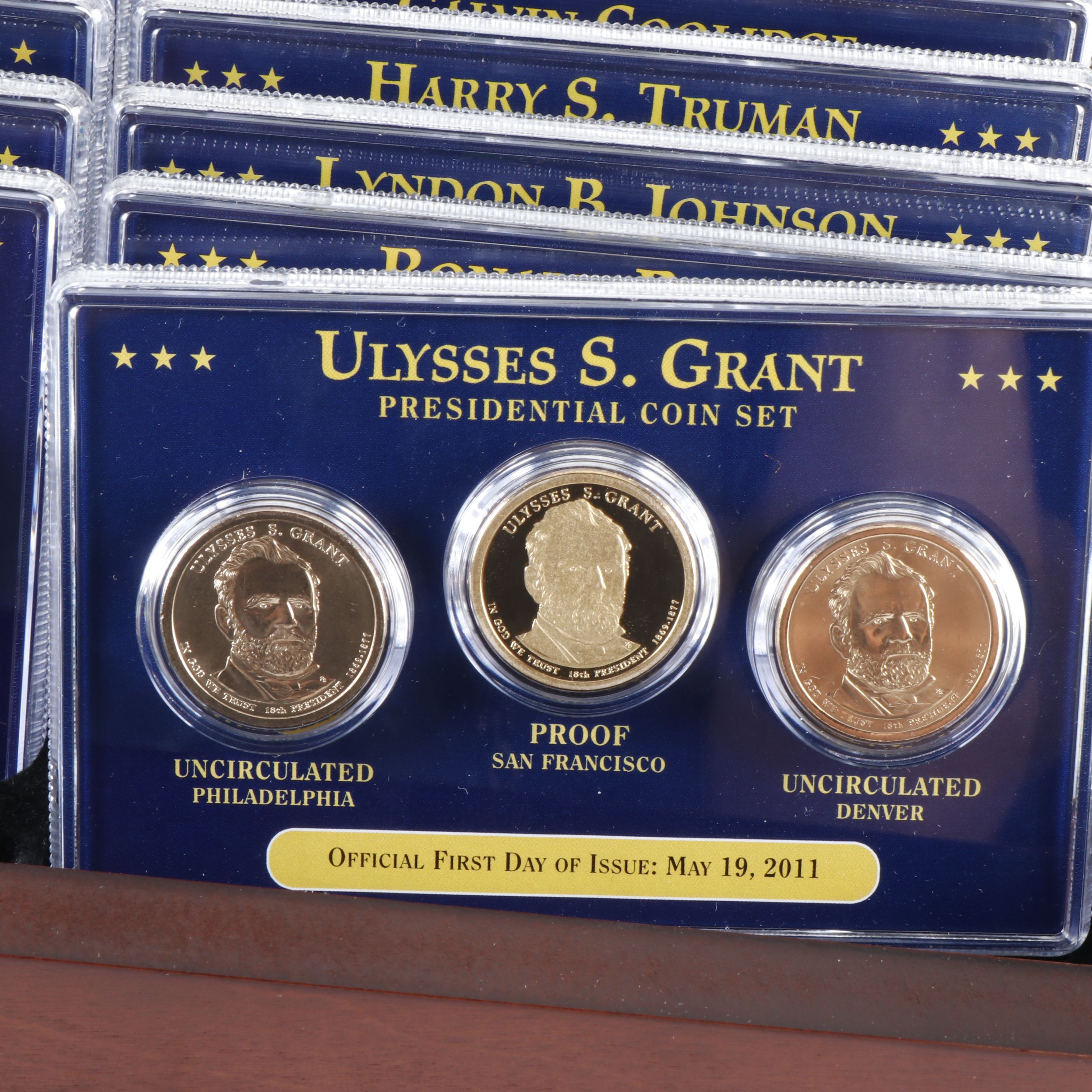 Complete U.S. Presidential Coins Collection.