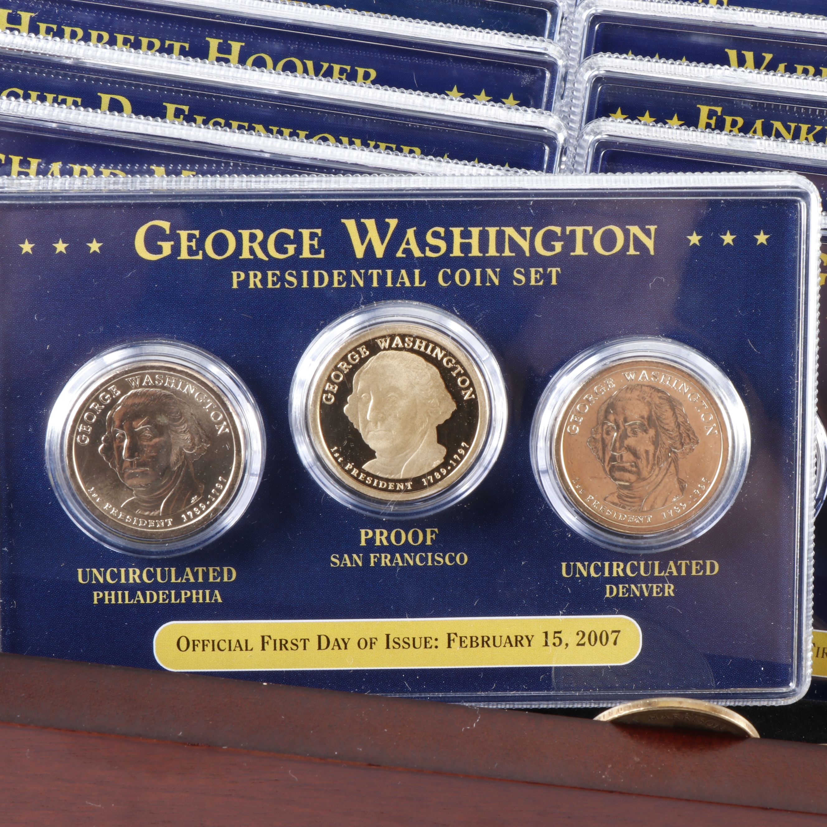 Complete U.S. Presidential Coins Collection.