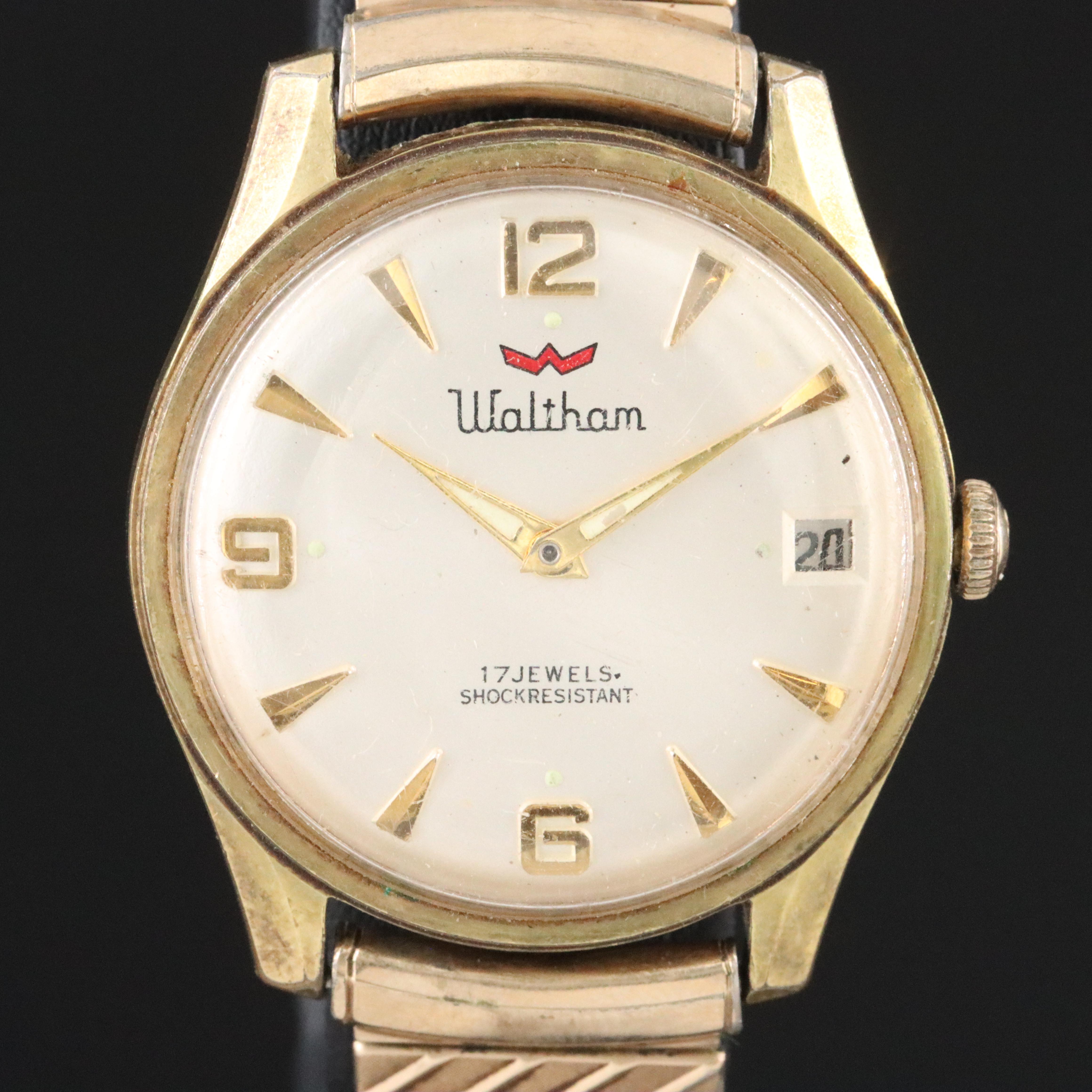 Vintage Waltham Stem Wind Watch