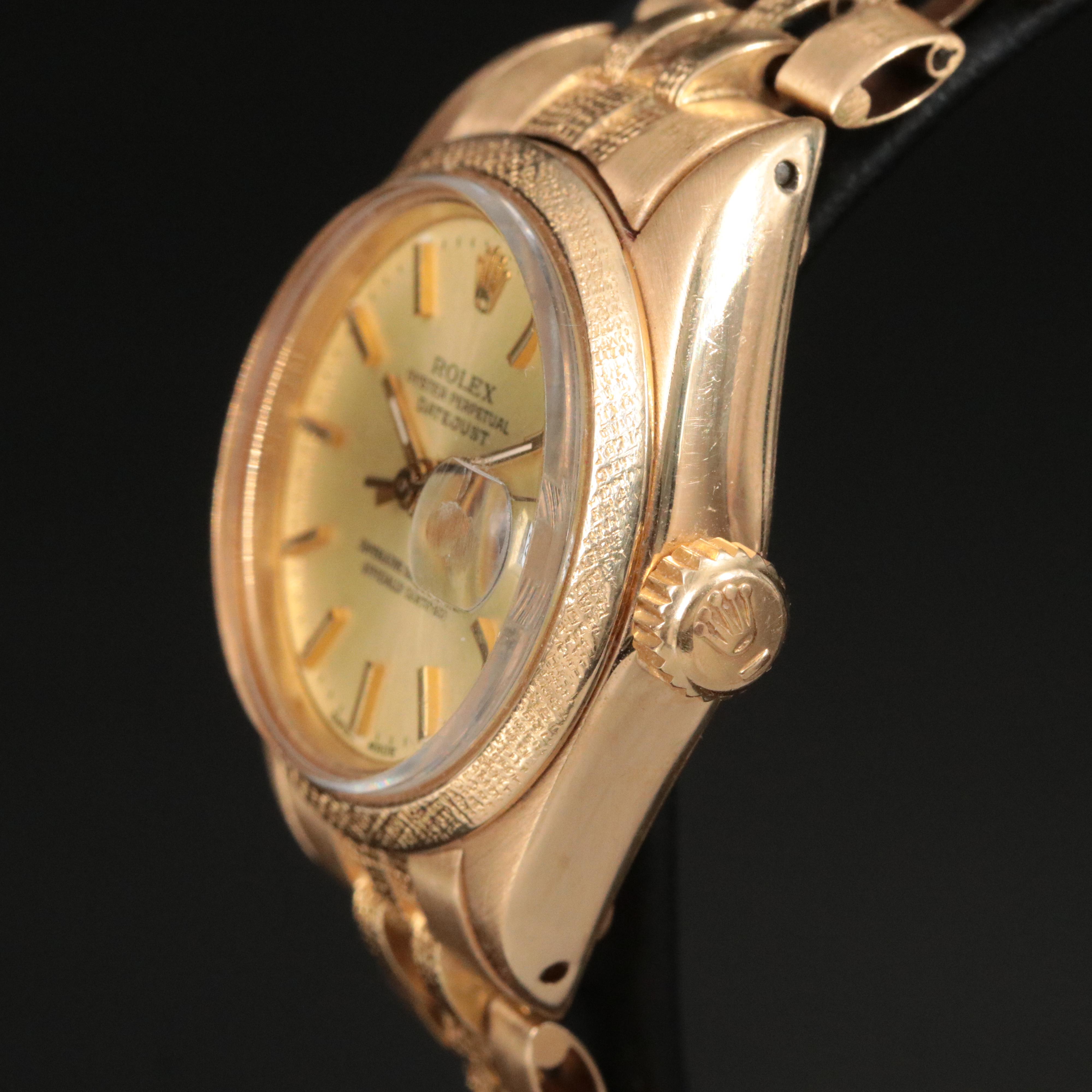 1979 Rolex 18Kt Datejust Model 6901 Automatic Watch