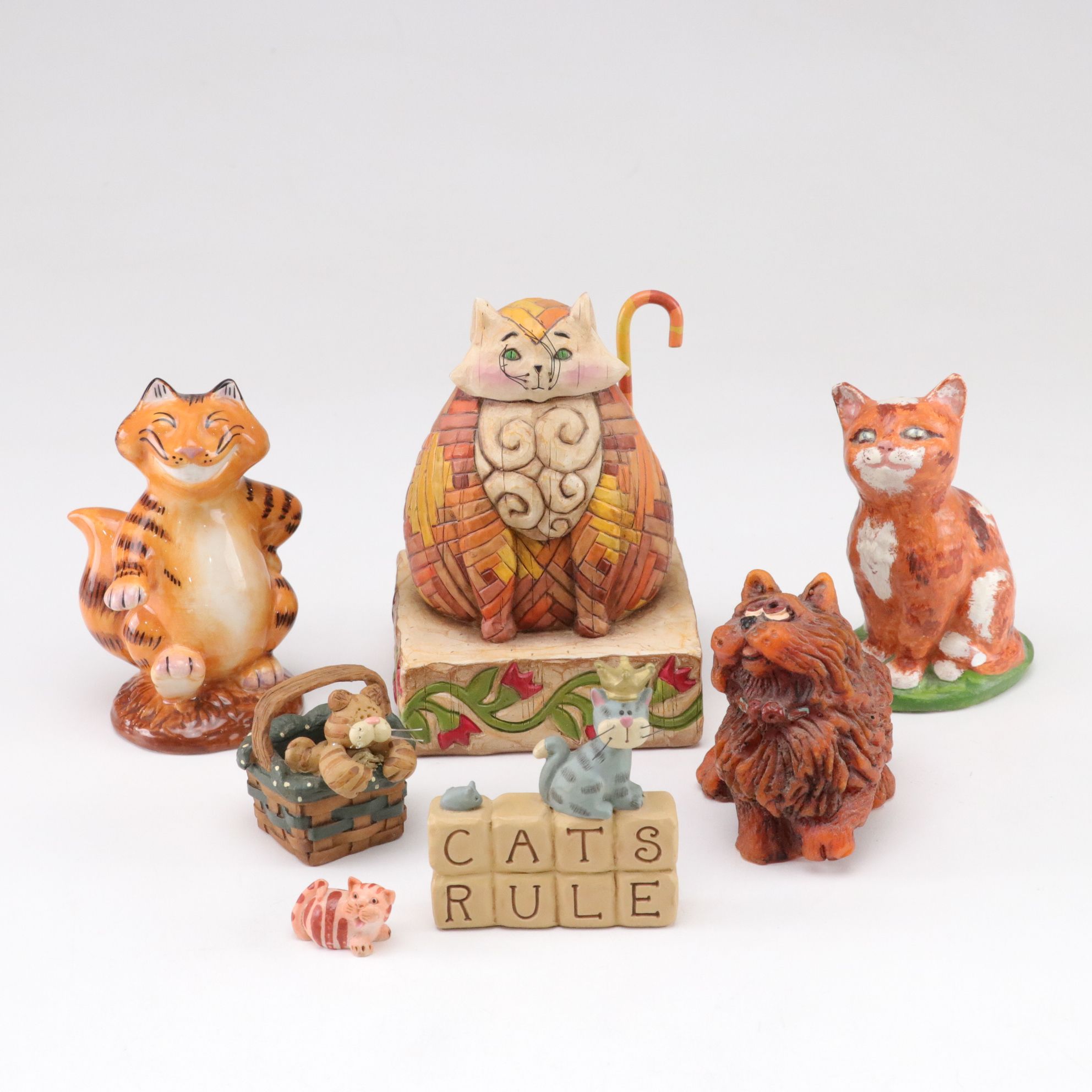 Jim Shore "Elijah" and Other Feline Figurines