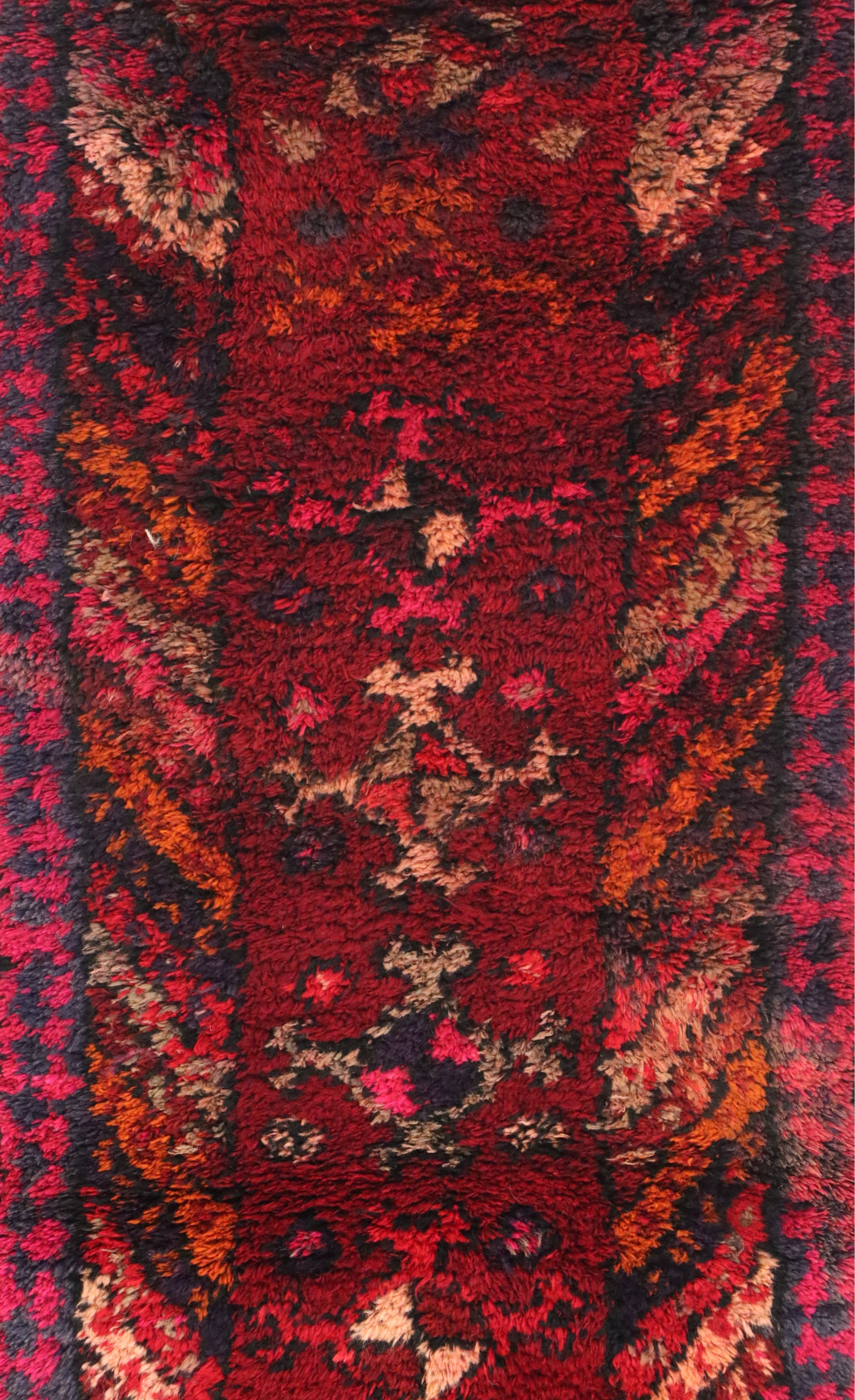 2'11 x 8'11 Hand-Knotted Moroccan Berber Carpet Runner