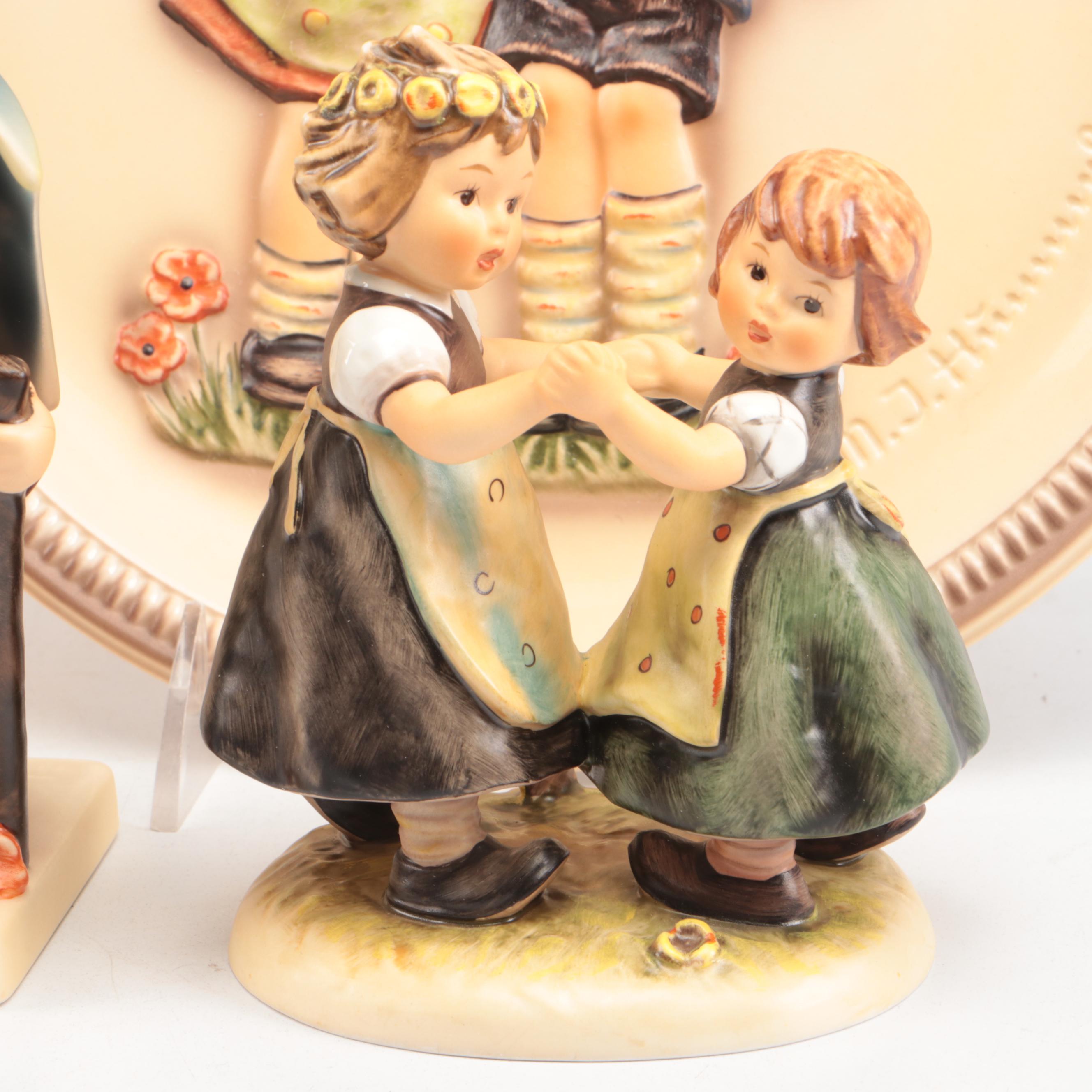 Goebel "Spring Dance," "Stormy Weather," and More Porcelain Figurines and Plates