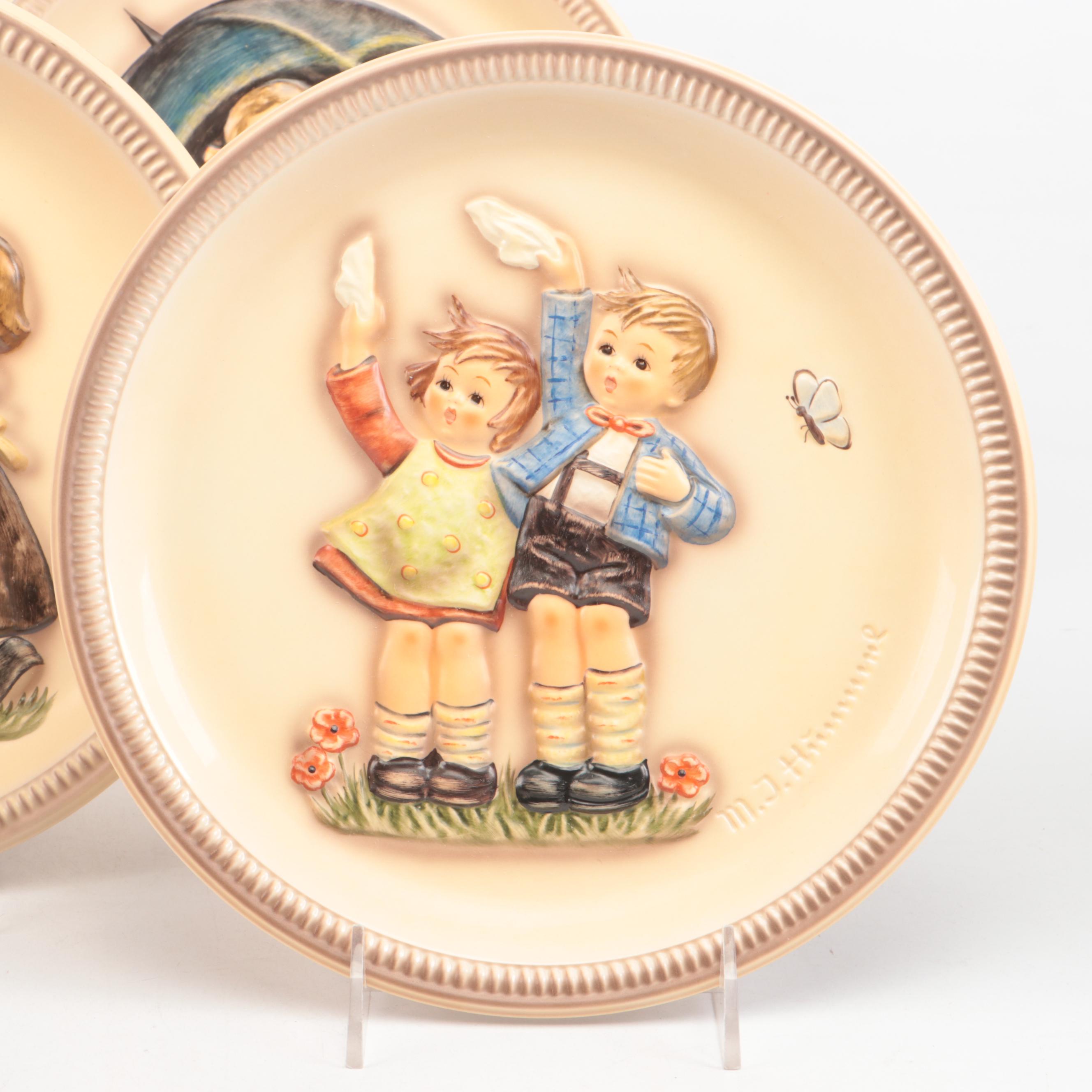 Goebel "Spring Dance," "Stormy Weather," and More Porcelain Figurines and Plates