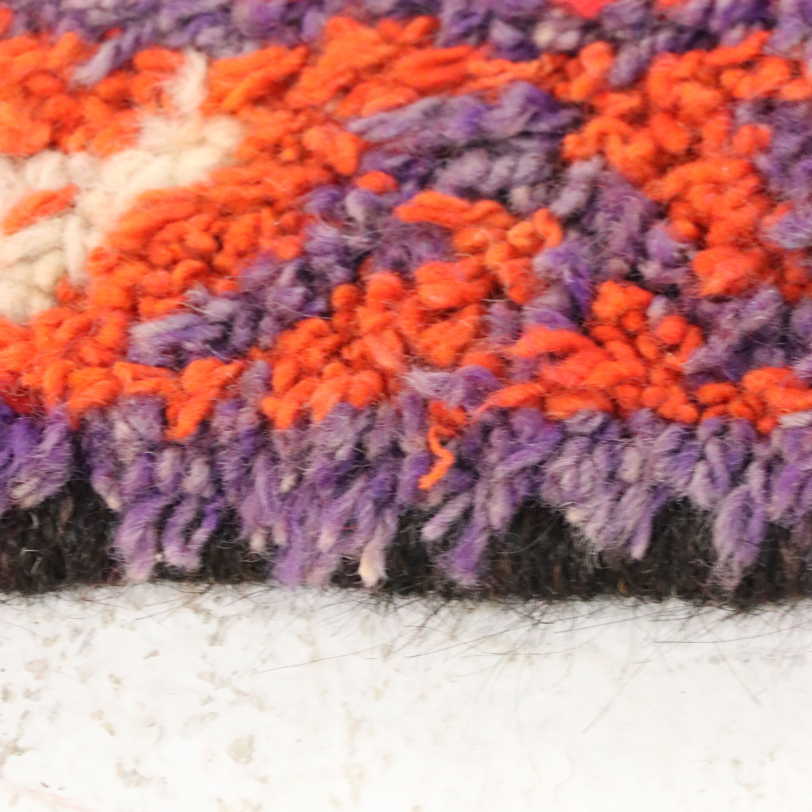 3'3 x 11'2 Hand-Knotted Moroccan Berber Long Rug