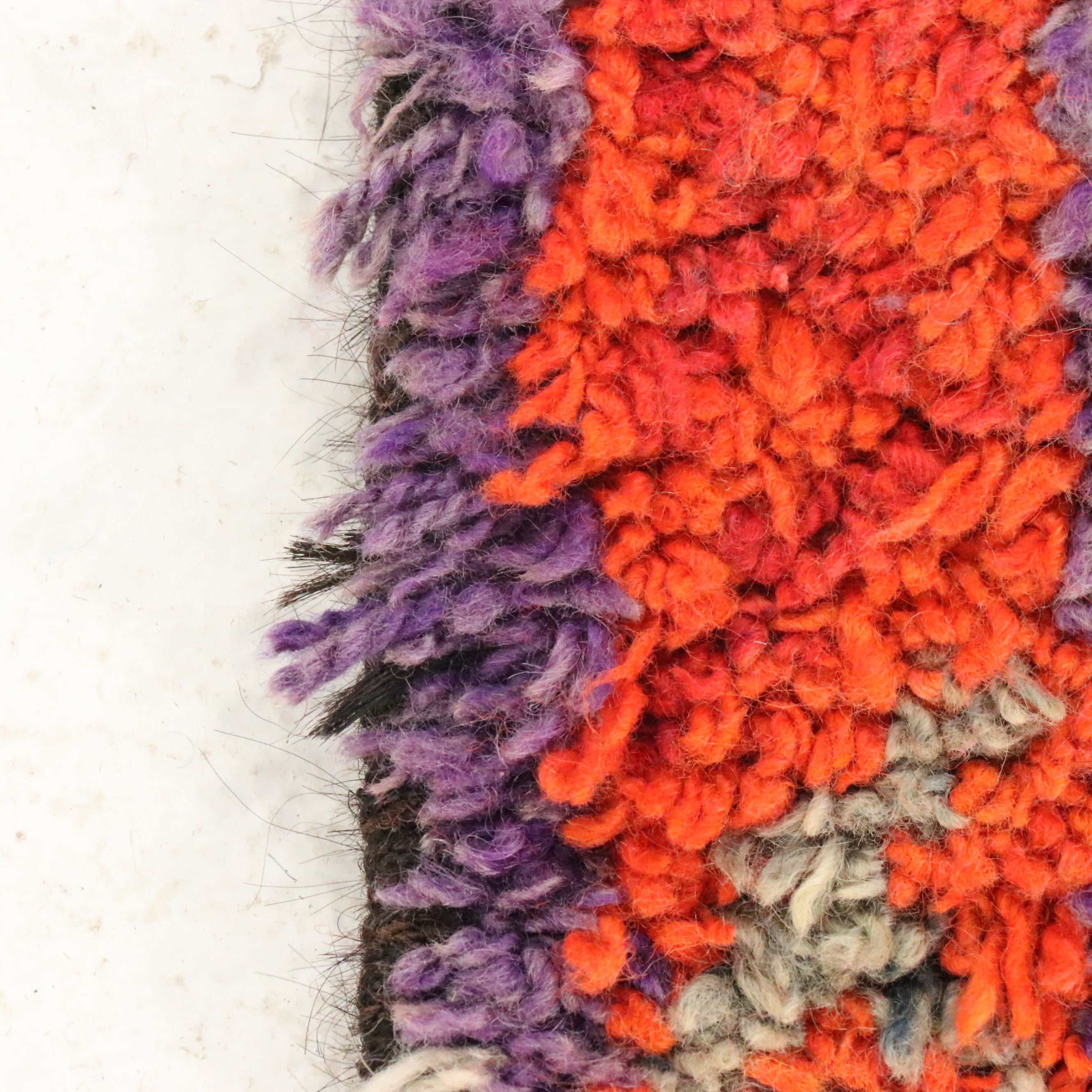 3'3 x 11'2 Hand-Knotted Moroccan Berber Long Rug