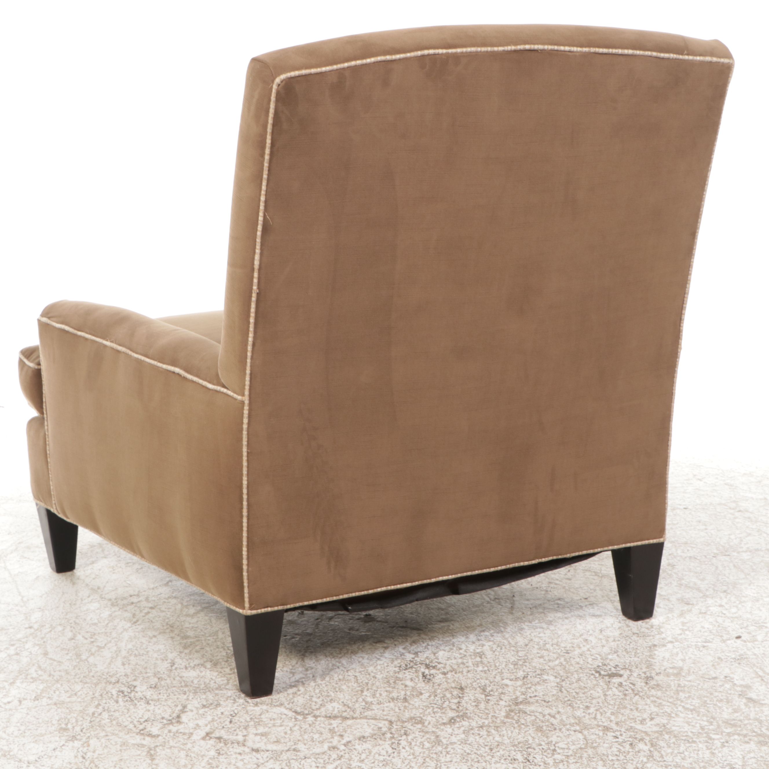 Sam Moore Furniture Brown Upholstered Lounge Chair